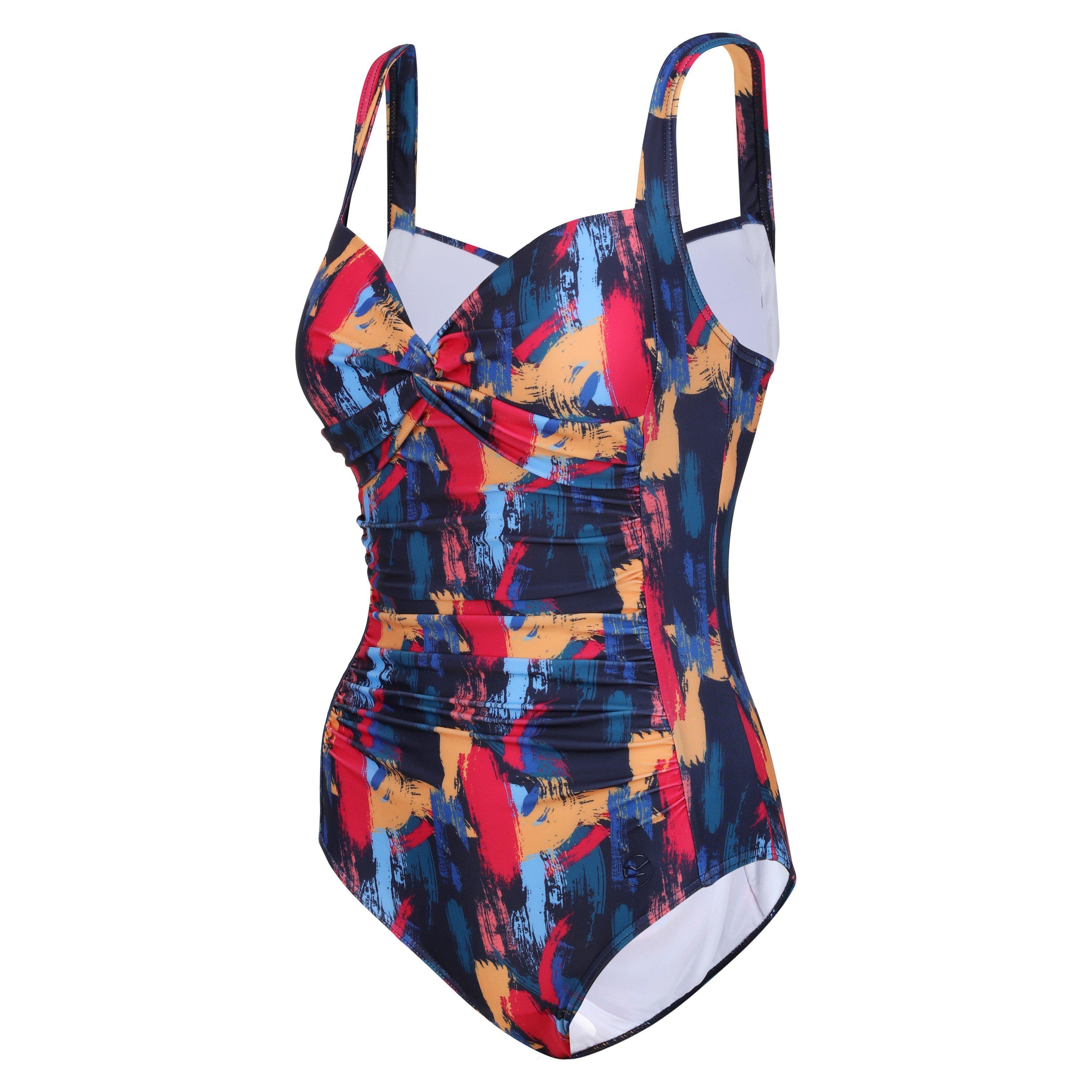 MarineblauBürstenstrich - Regatta - Women's Sakari One Piece Swimsuit - 3