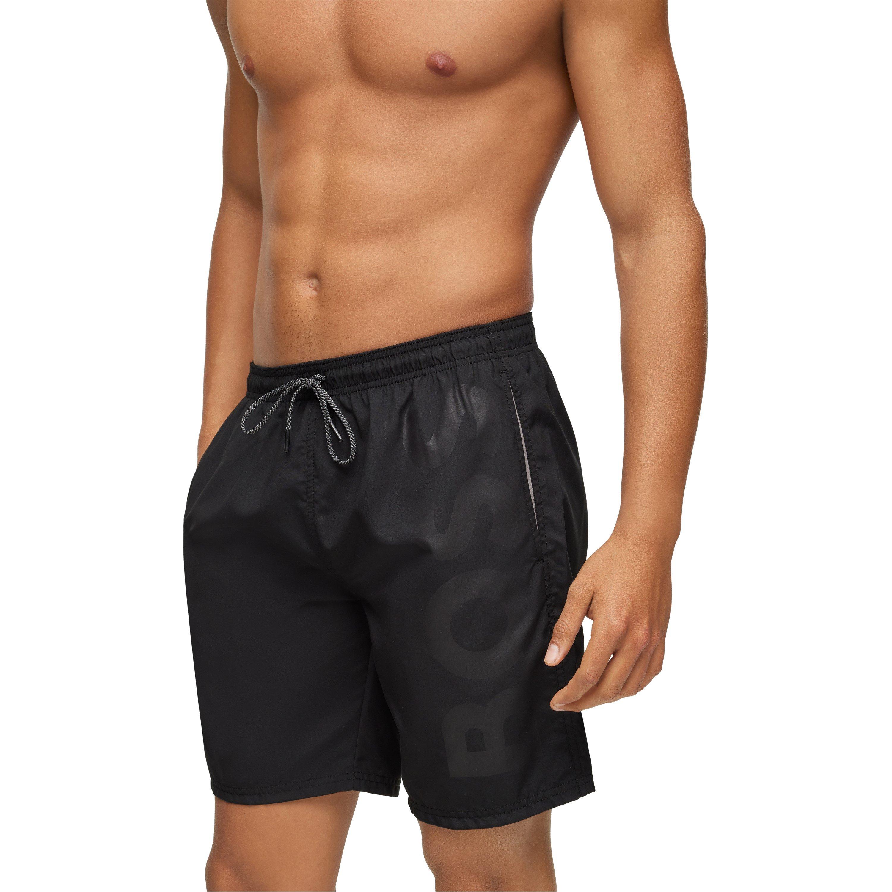 Black - Boss - Orca Swim Shorts - 4