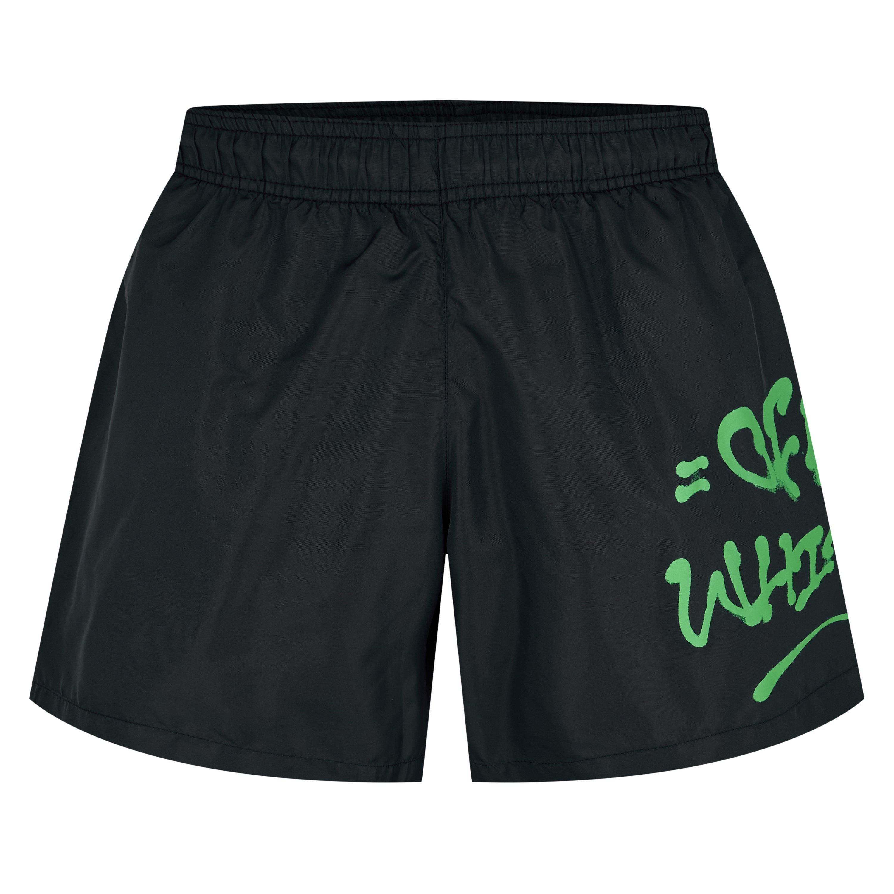 Schwarz Grün - Off White - Men's Neen Swim Shorts - 1