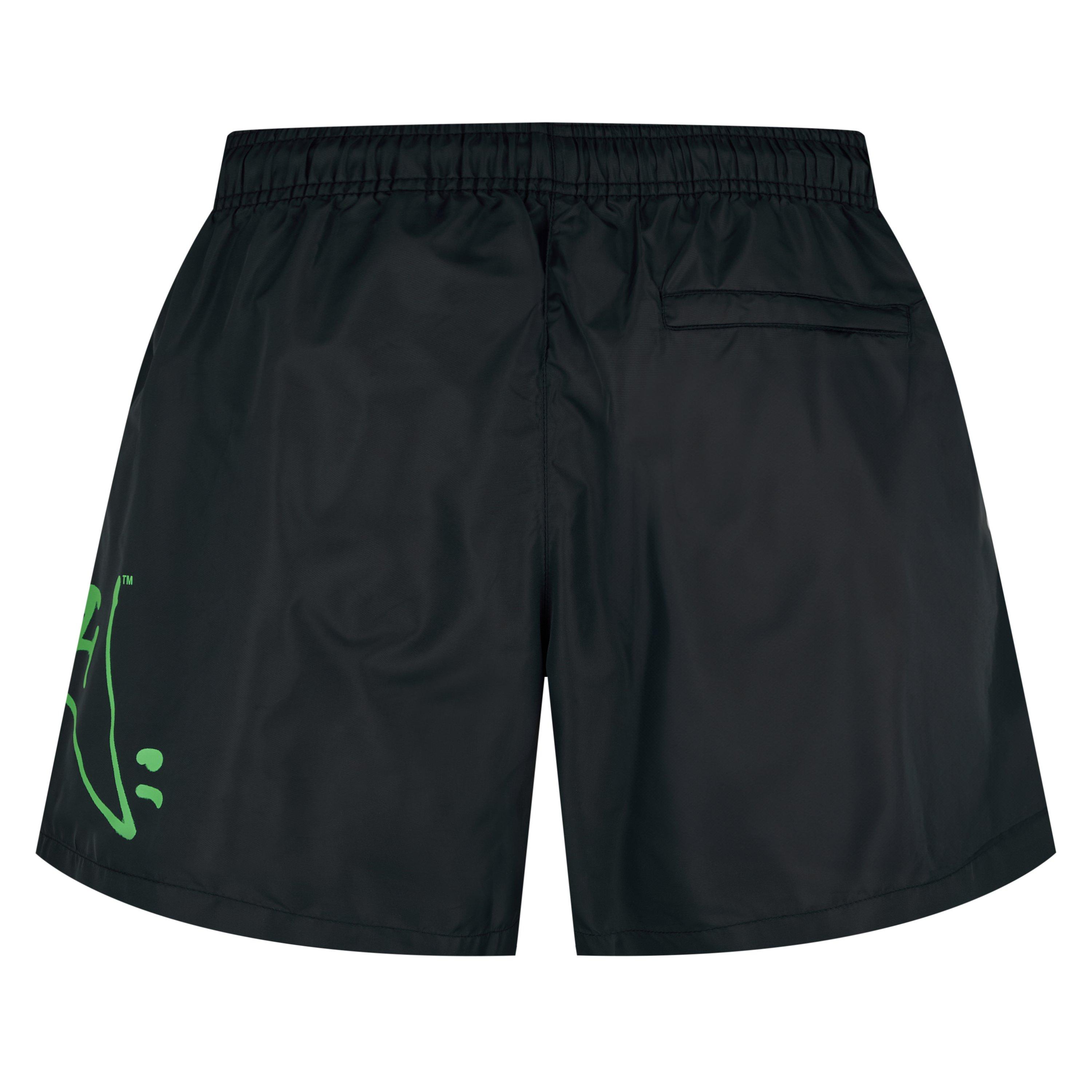 Schwarz Grün - Off White - Men's Neen Swim Shorts - 2