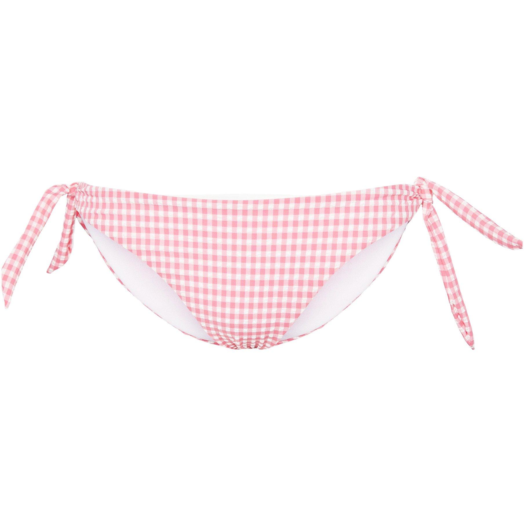 Morning Glory - Pieces - Women's Check Brazilian Bikini Bottoms - 1