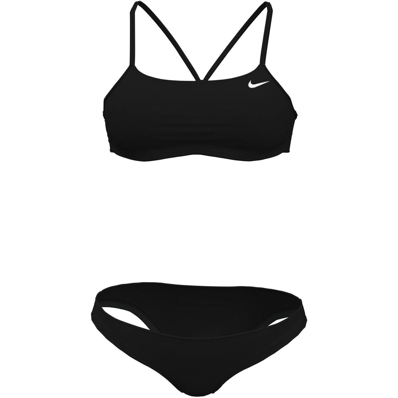 Nike Women's Racerback Bikini - Black - 12