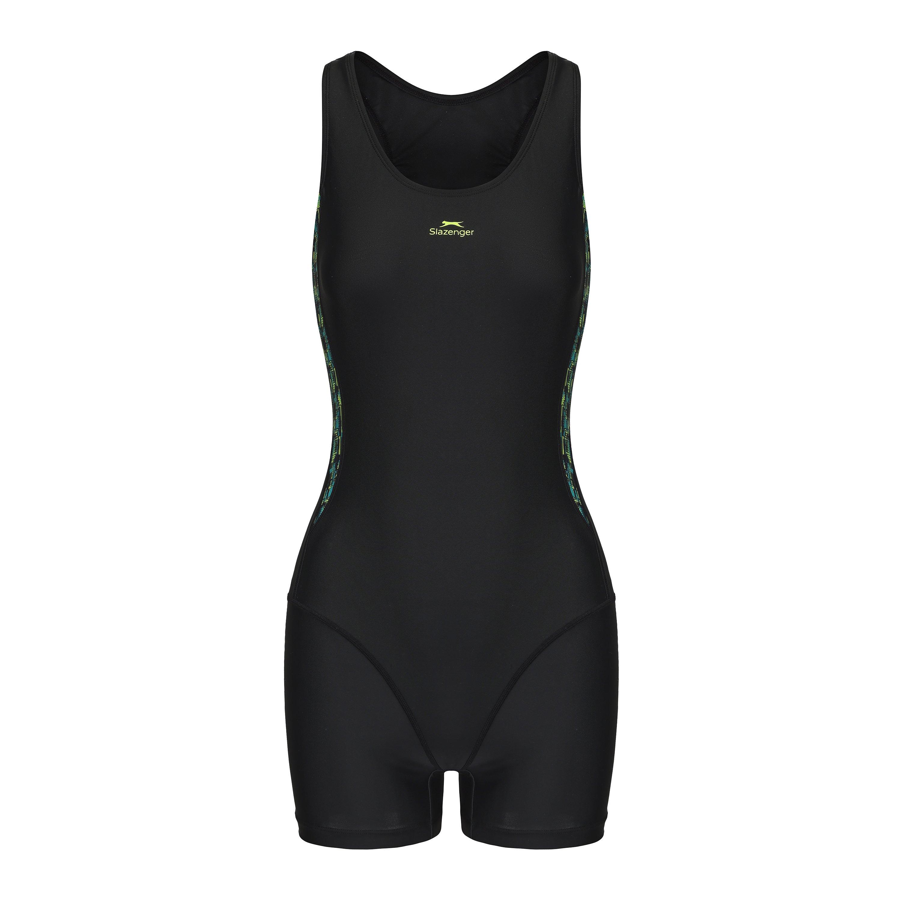 Blk/Green/Yel - Slazenger - PL Boyleg Womens - 1