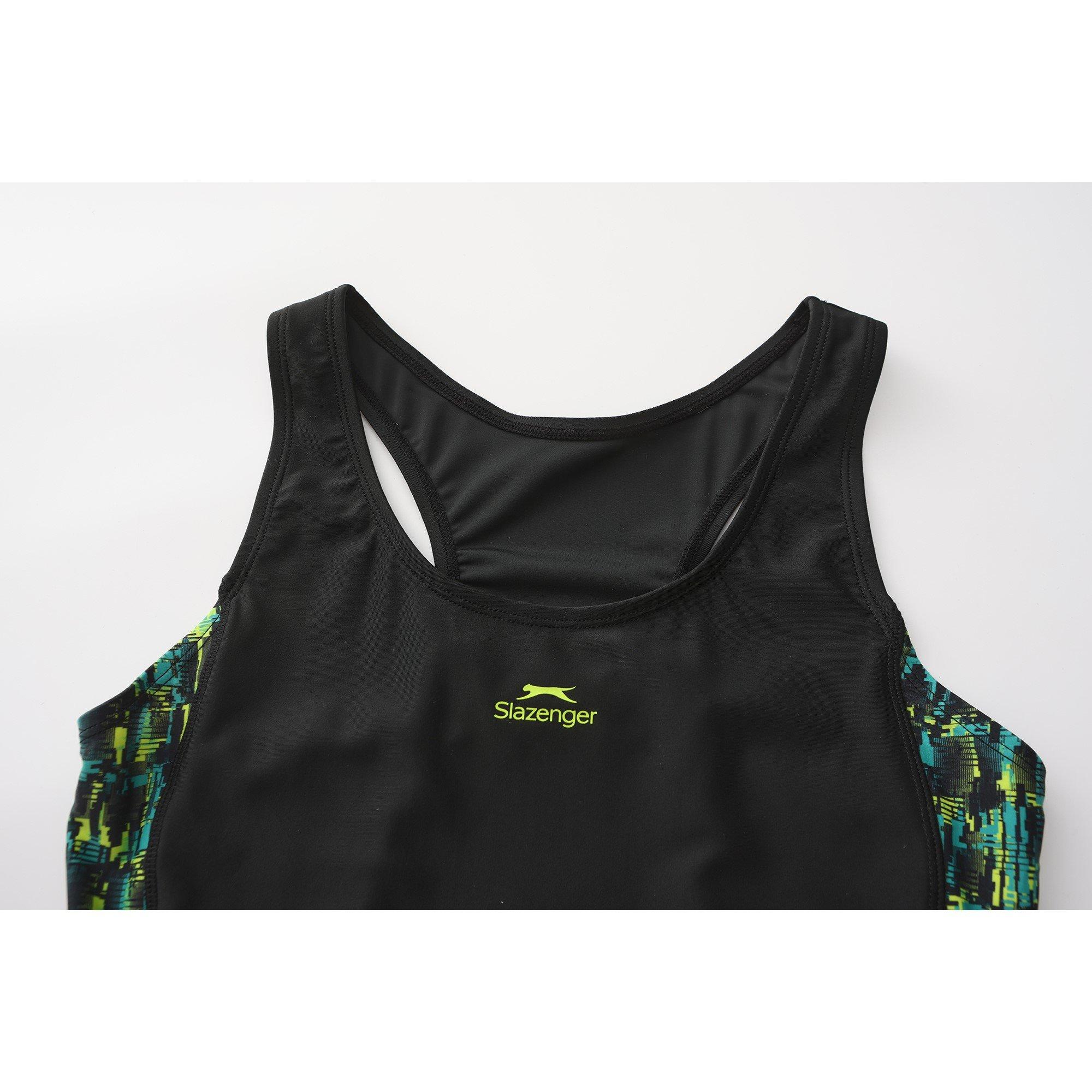 Zwa/Groen/Geel - Slazenger - PL Boyleg Womens - 4