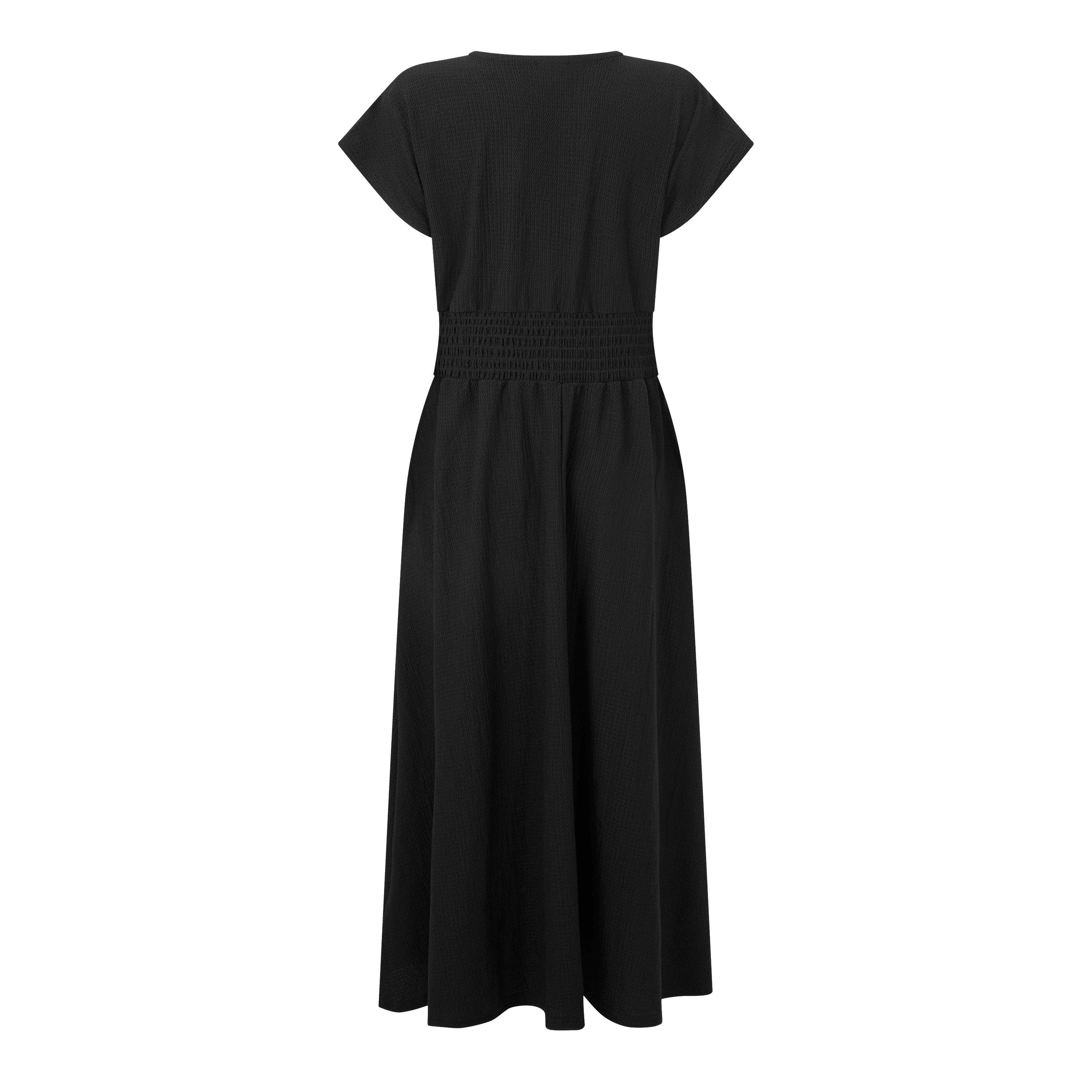 True Black - Protest - Women's Nieve Swimming Dress - 2
