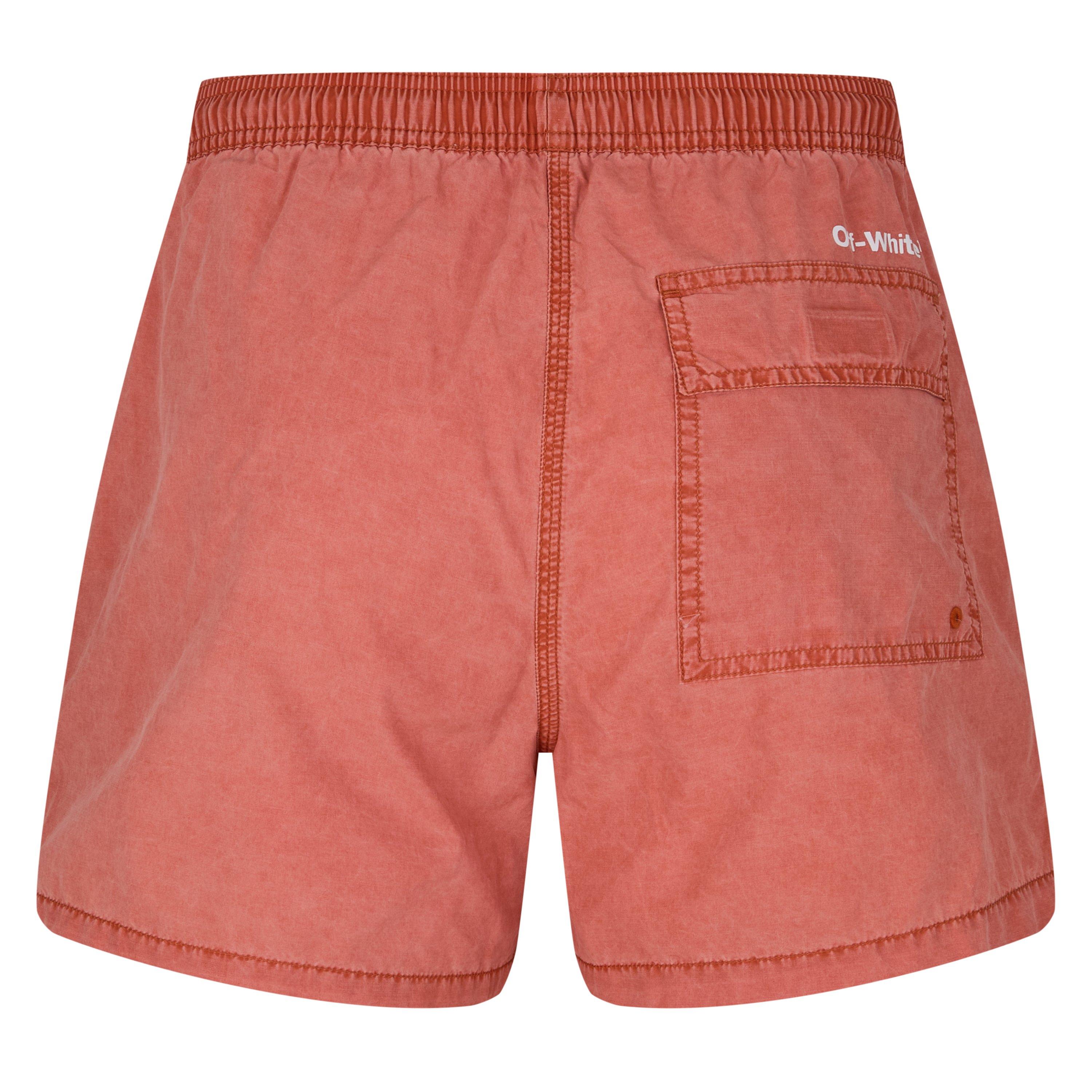 Oranje Wit - Off White - Men's Bounce Off Sunset Swim Shorts - 2