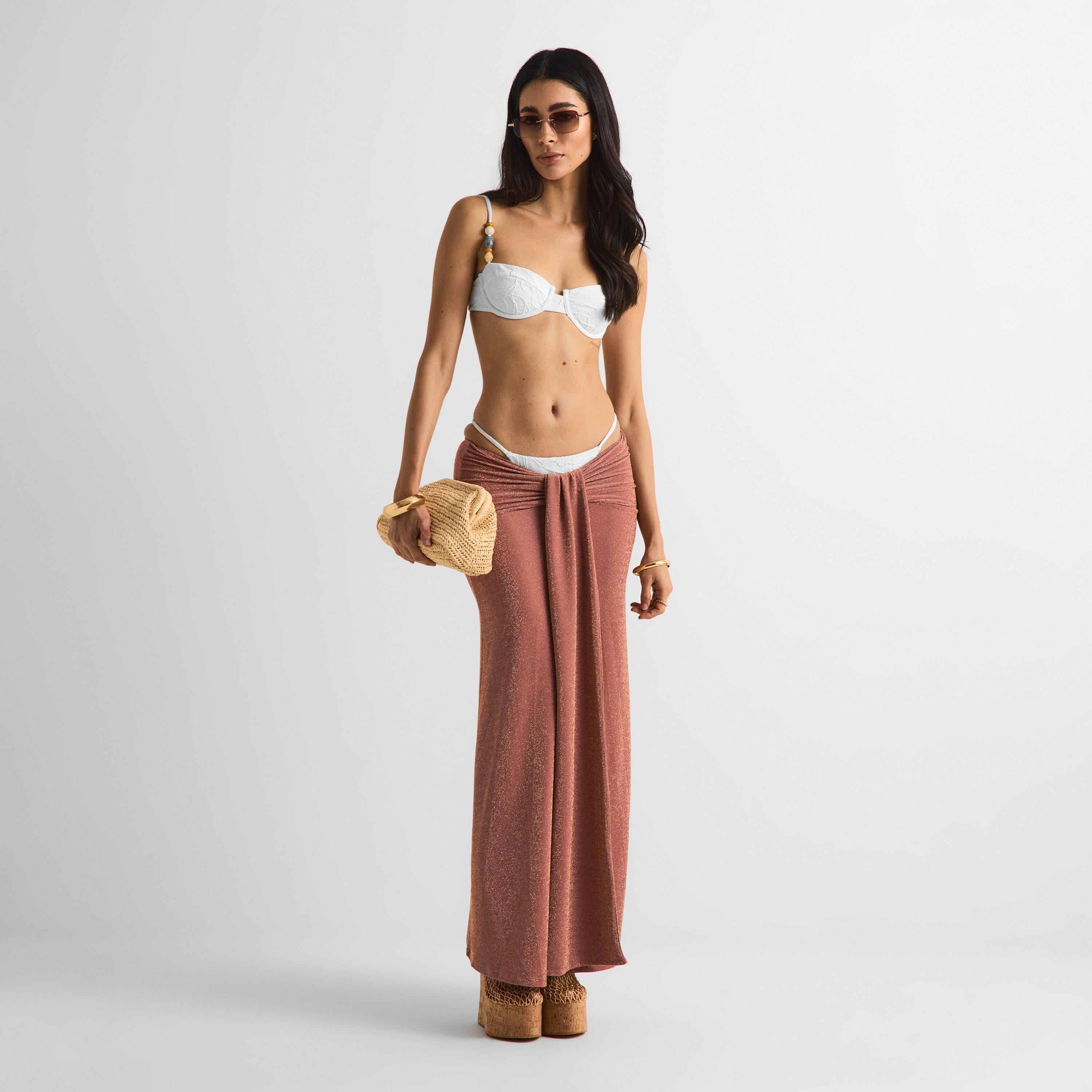Rosanova - Devon Windsor - Women's Dottie Swim Skirt - 6
