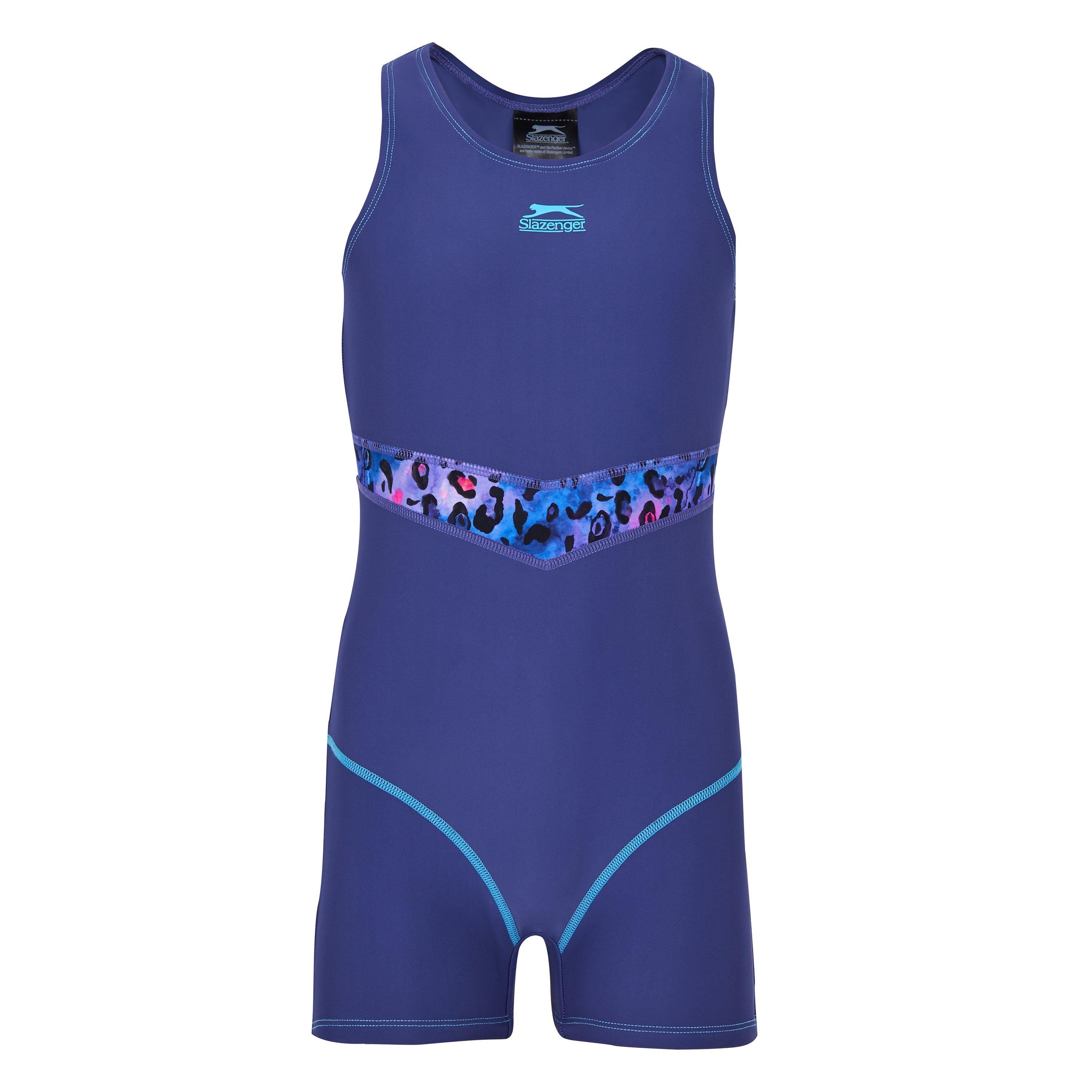 Slazenger Splice Boyleg Swimsuit Girls Boyleg Swimsuits Sports Direct MY