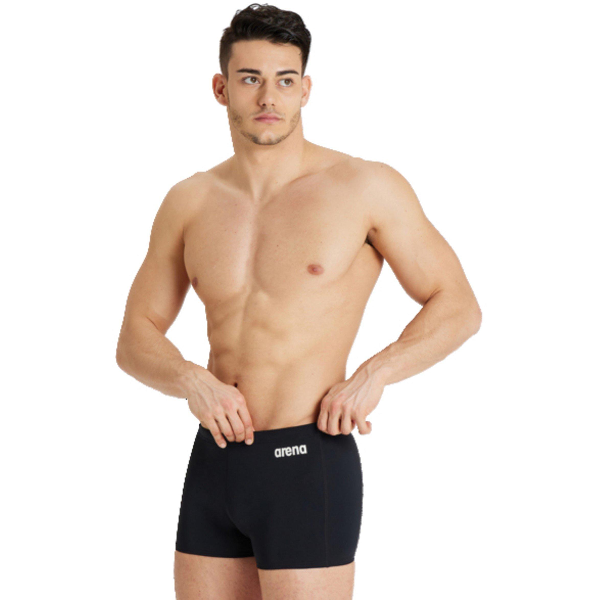 Crno/Bijelo - Arena - Solid Team Swim Shorts - 6