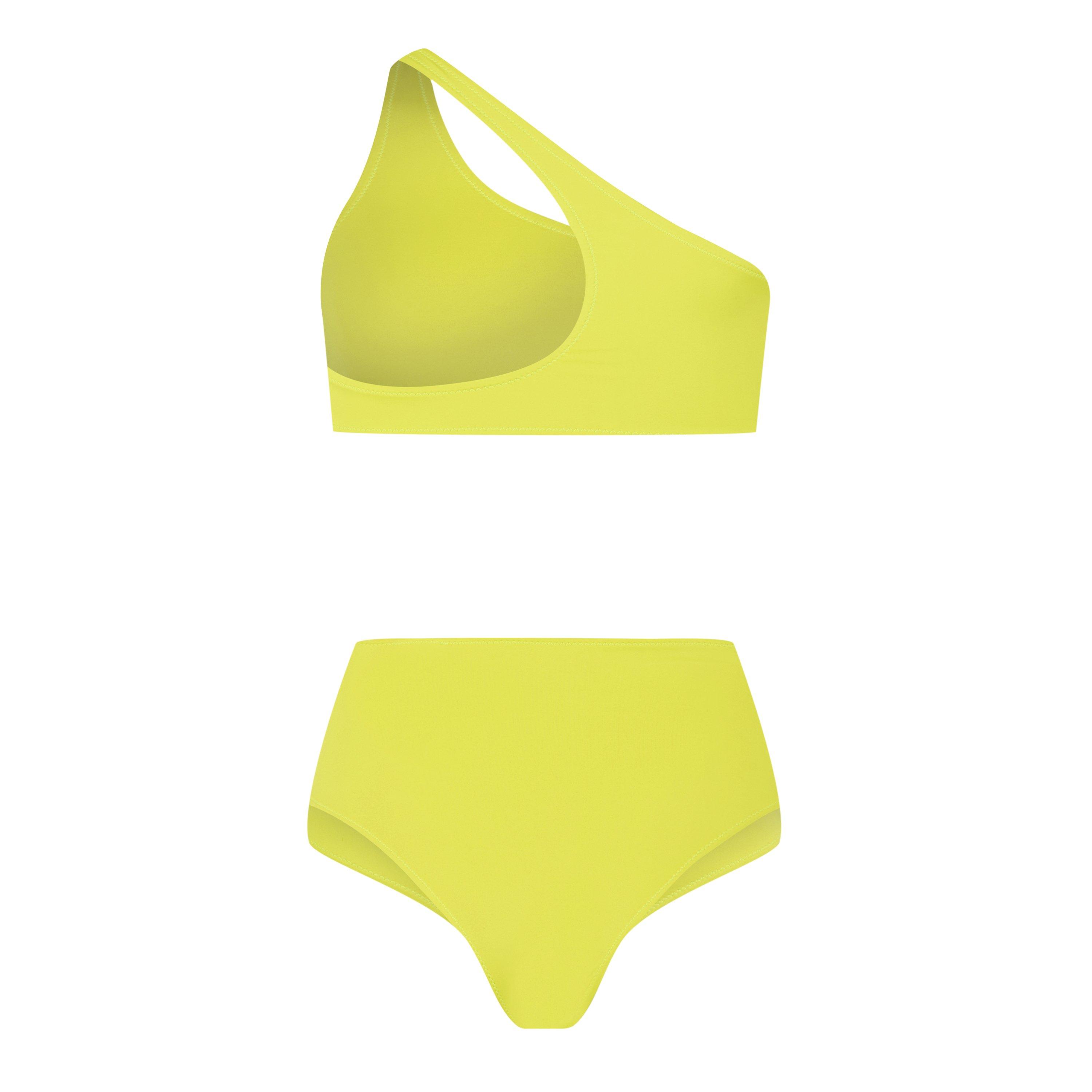 Amarelo Fluo - Off White - Women's  Stamp Bikini 2-Piece Set - 2