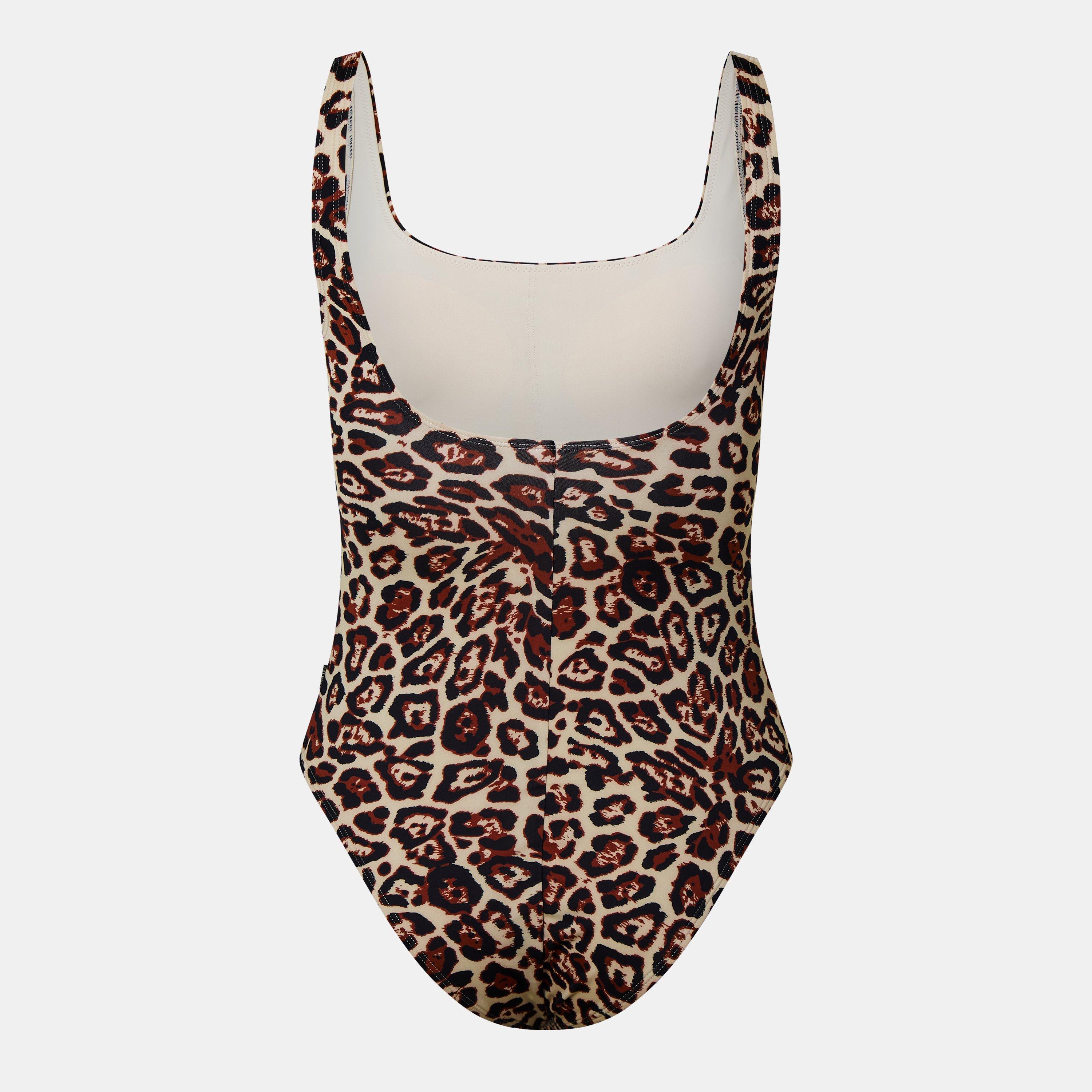 7250 Jaguar - Goldbergh - Women's Gold Riviera Scoop Neck Swimsuit - 2