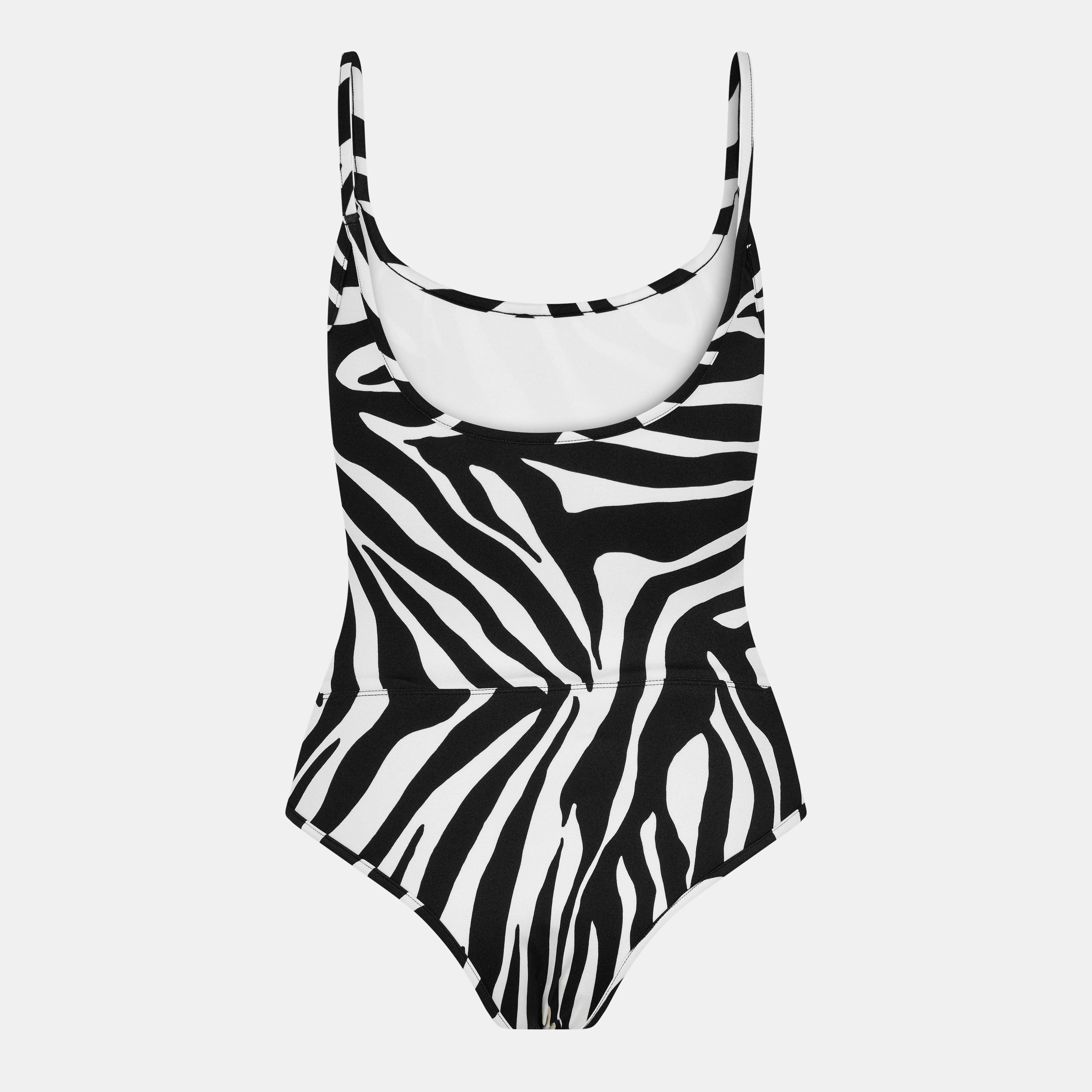 Ecru/Black - Tom Ford - Women's Animal Print Bikini Set - 2