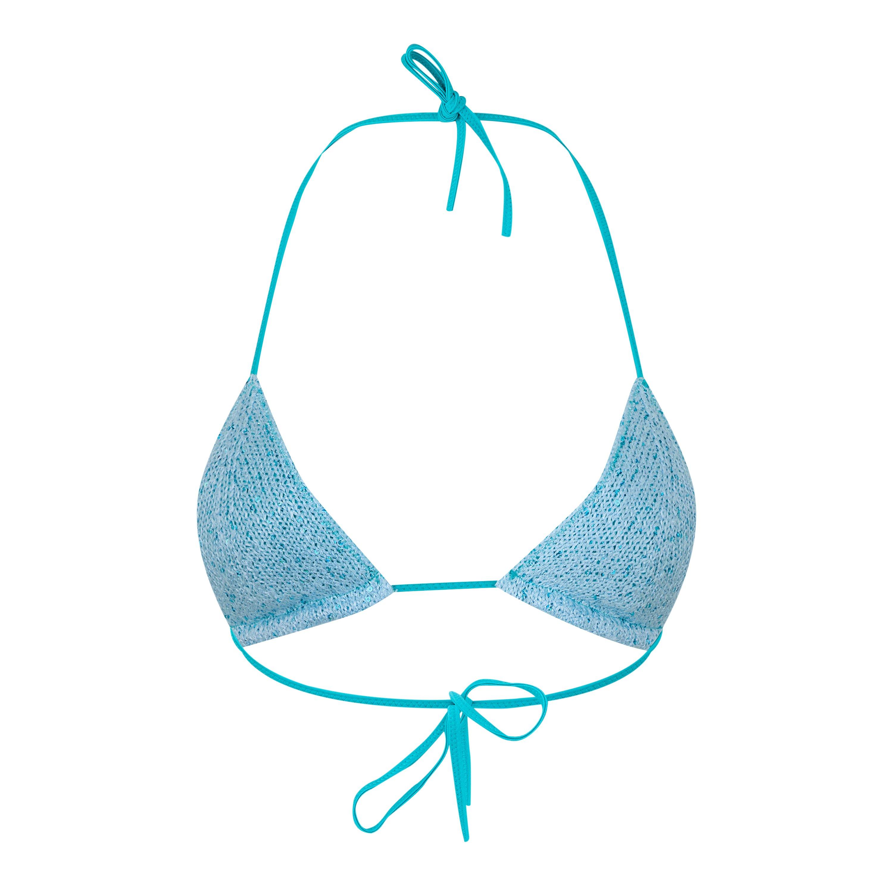 Aqua Sequin - Asta Resort - Lio Bikini Top - 2