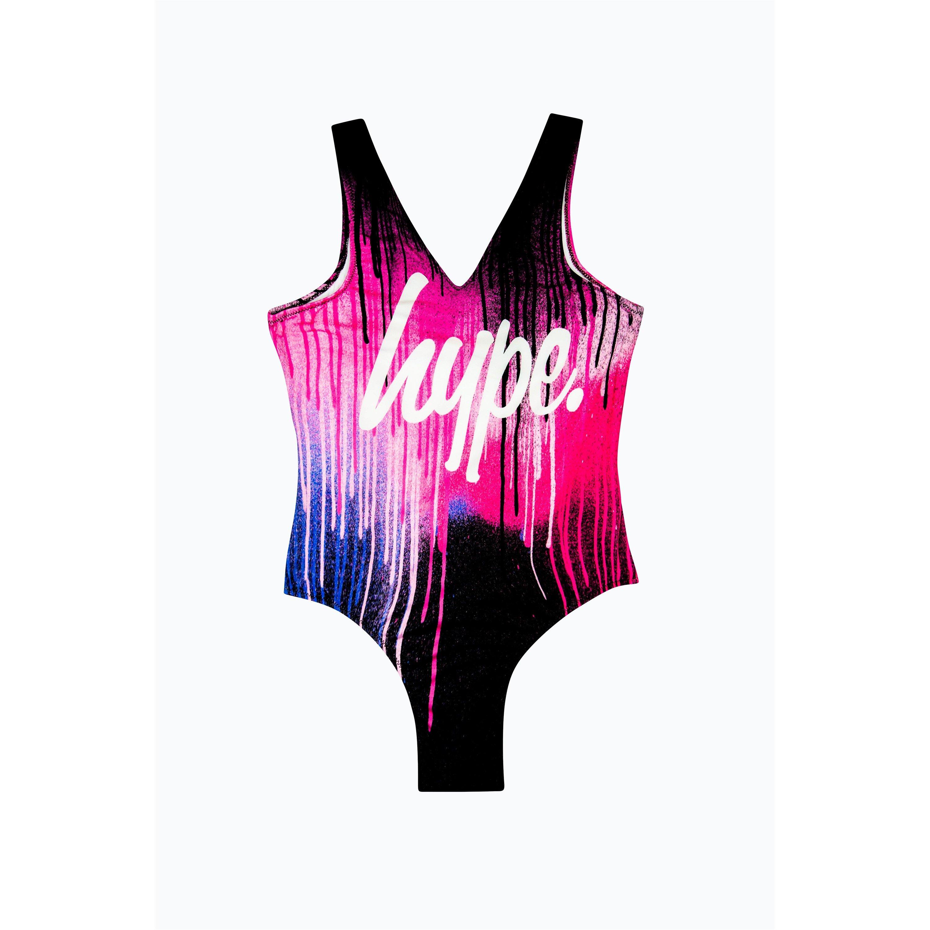 Hype Girls Kids' Drips One Piece Swimsuit -  - 15 (3XL)
