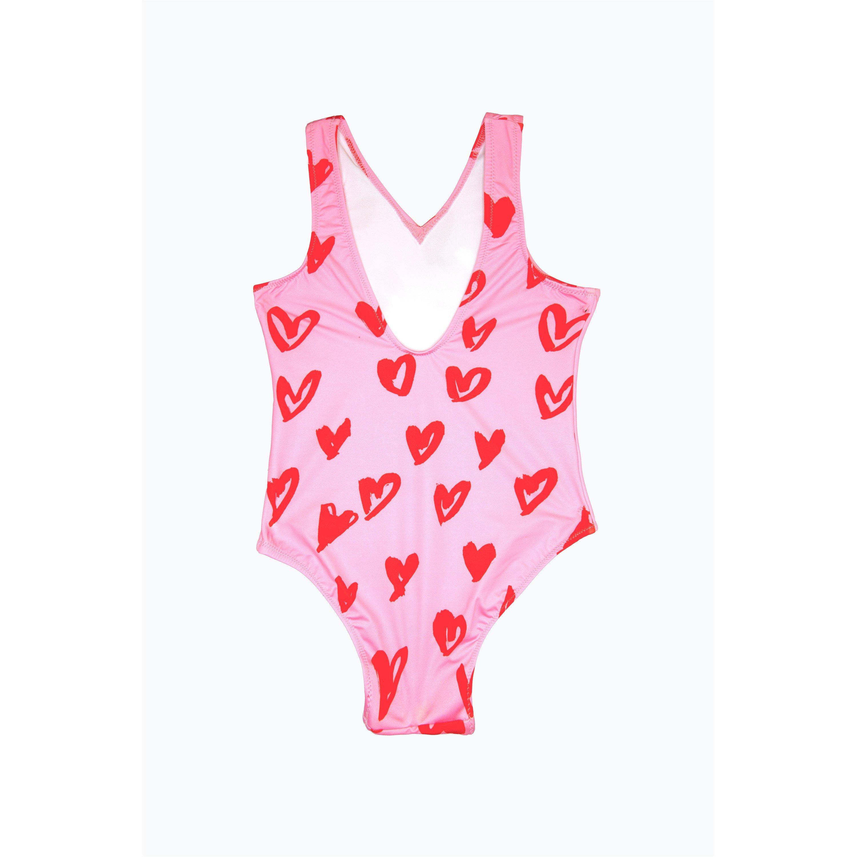 Multi - Hype - Heart One Piece Swimsuit - 2