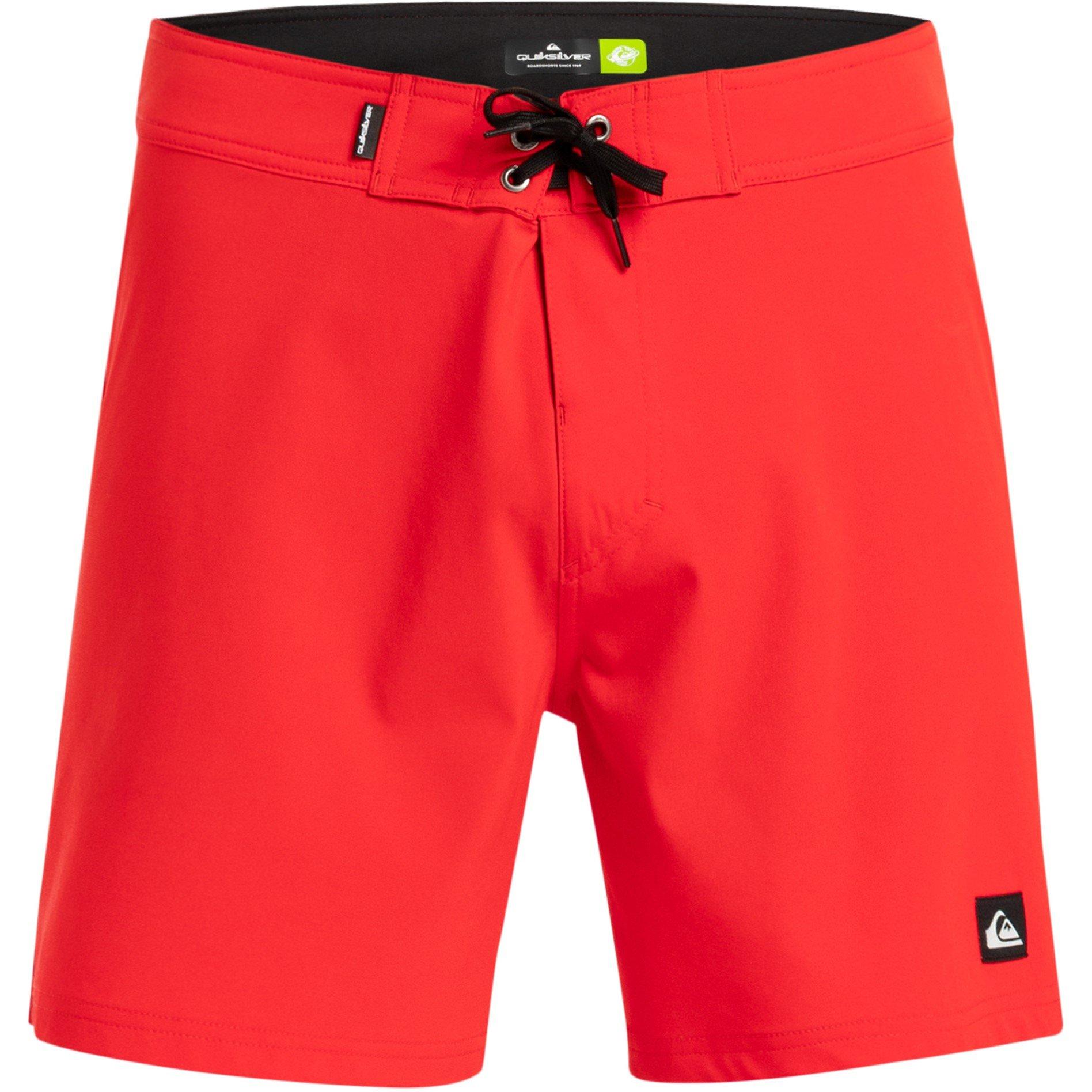 Quiksilver Men's Quik Kaimana Swim Shorts - Red - Large