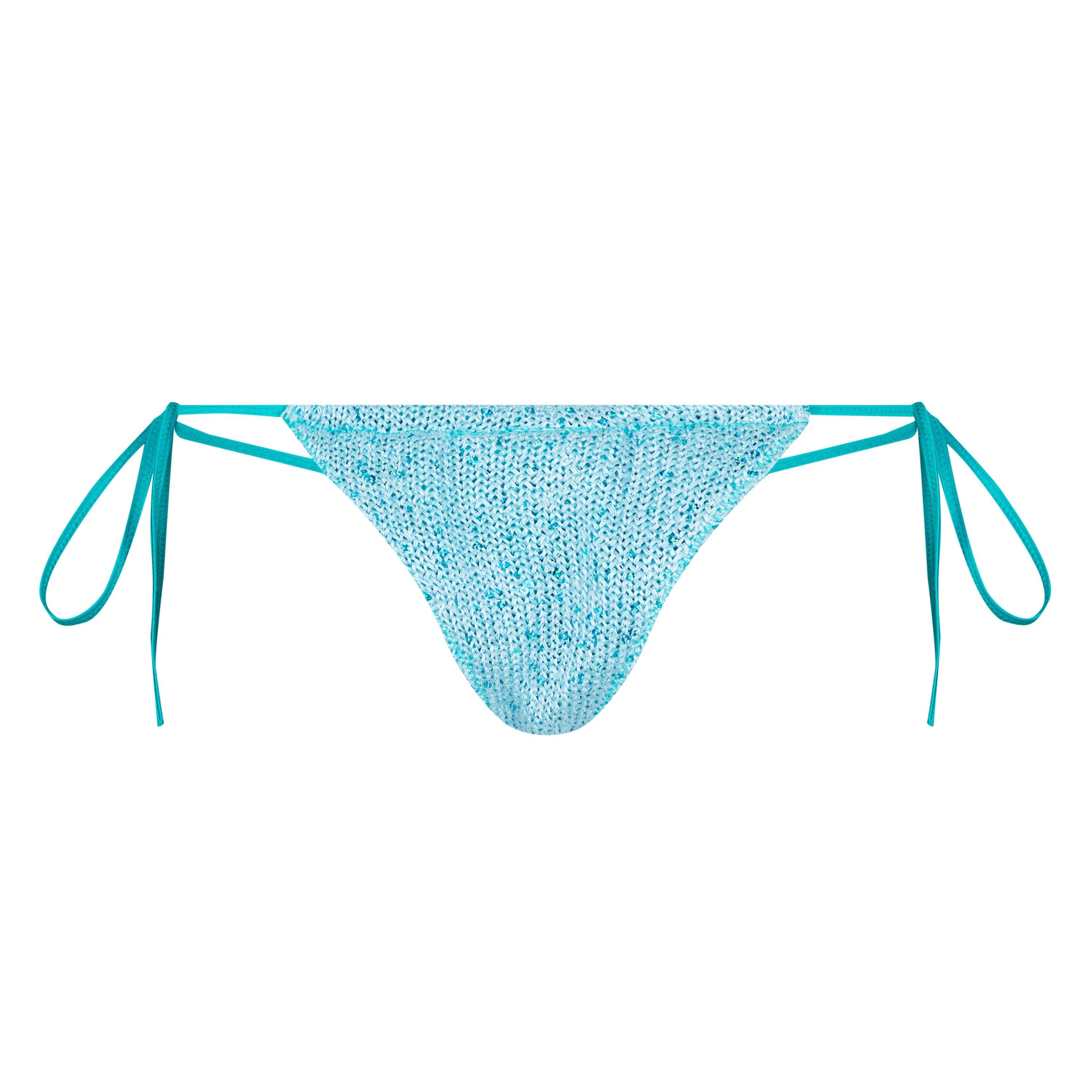 Aqua Sequin - Asta Resort - Lio Bikini Bottoms - 8