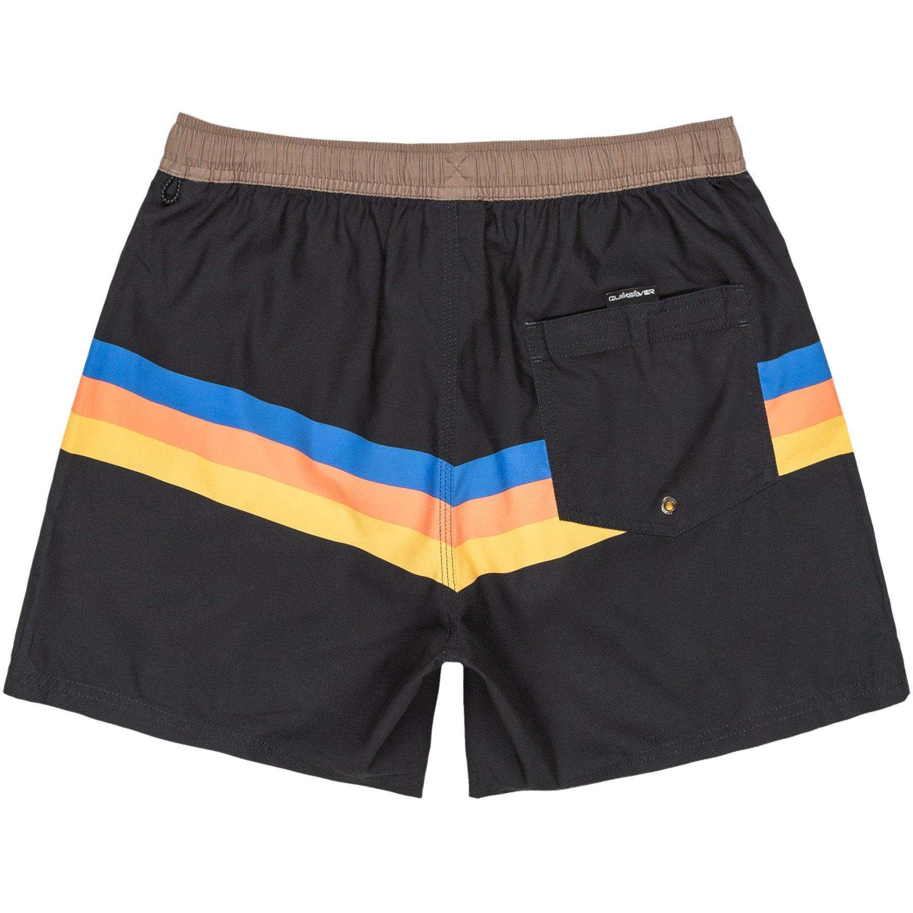Zwarte strook - Quiksilver - Quik Volley Swim Shorts - 2