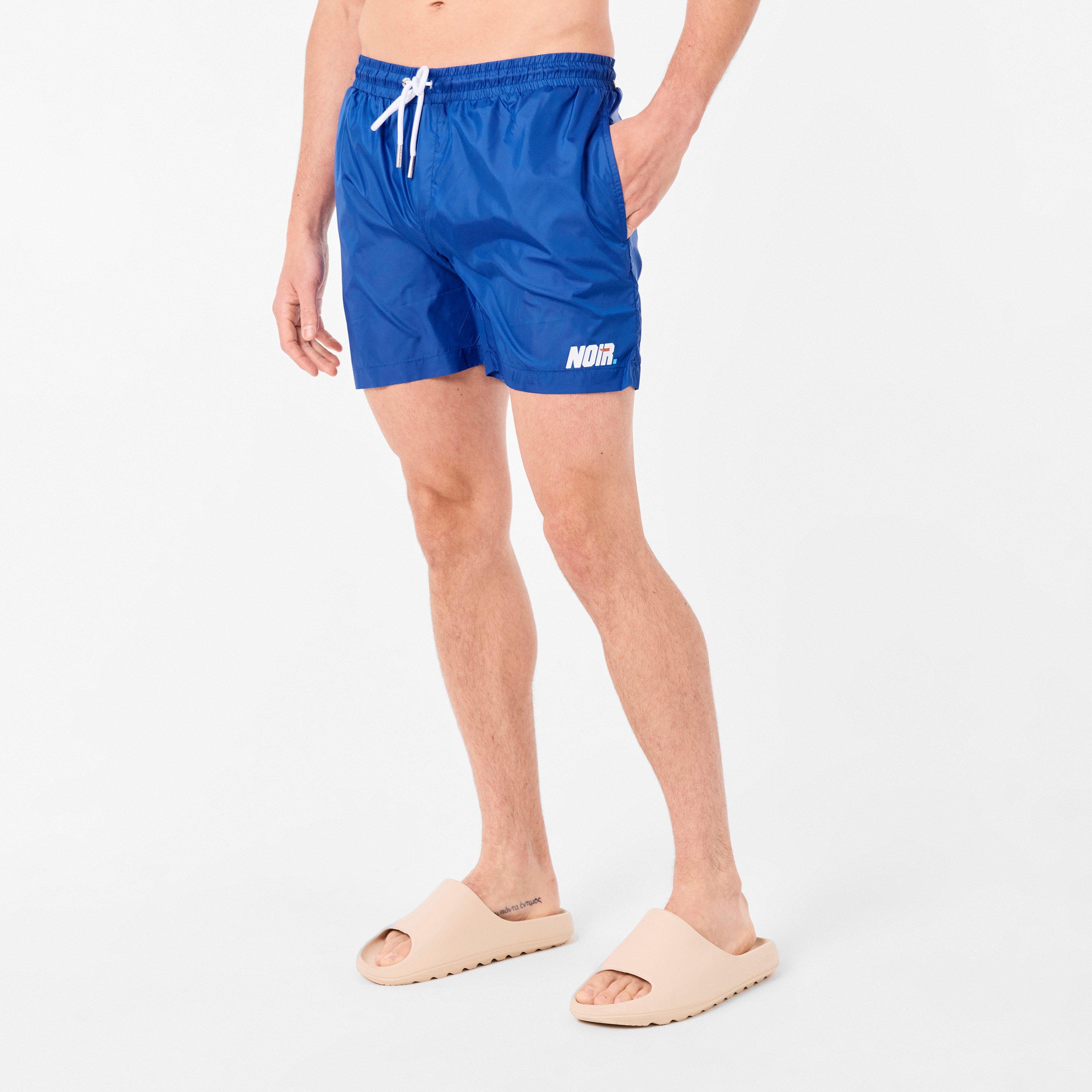Cobalt - Societe Noir - Men's Quick-Drying Mesh Lined Swim Shorts - 3