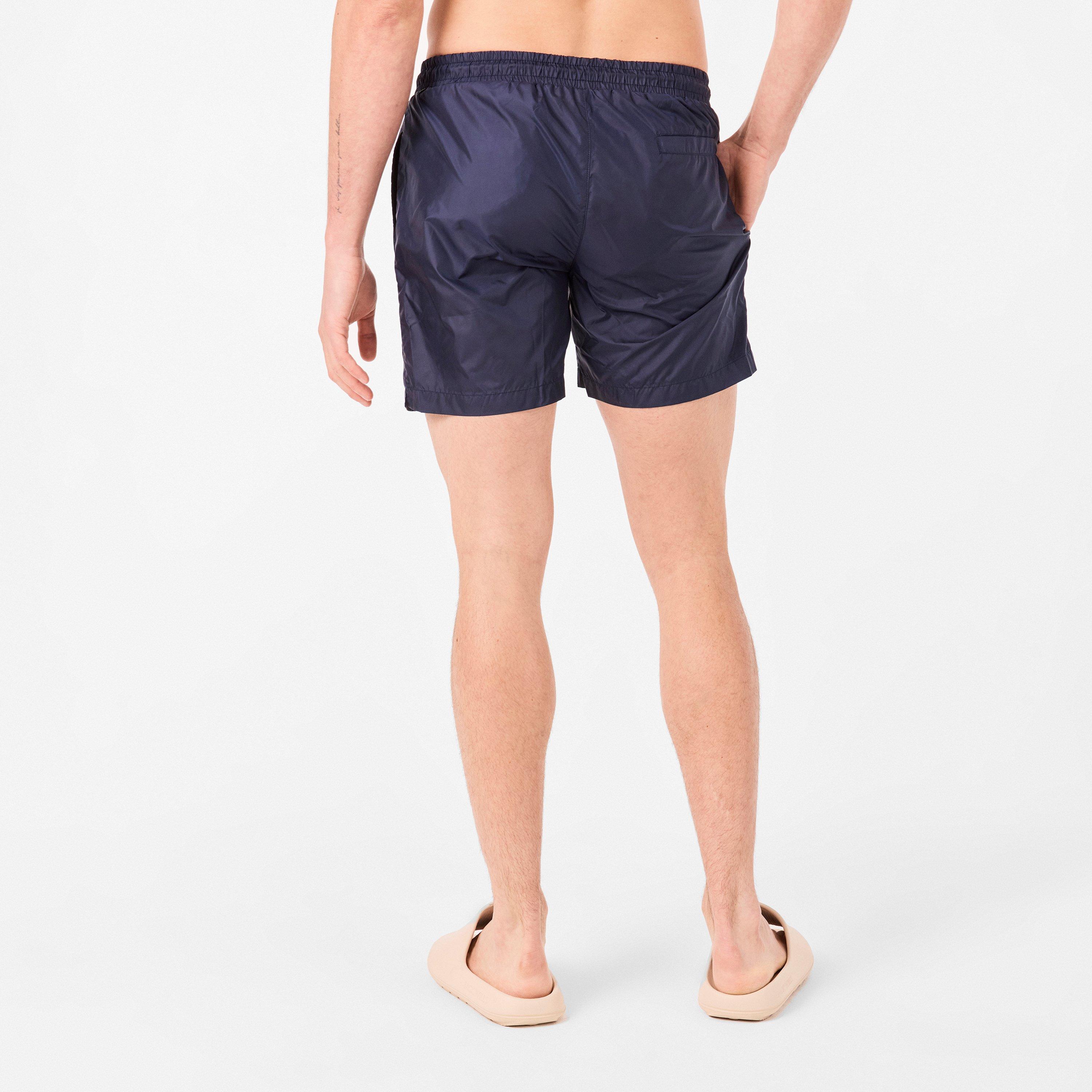 Blue - Societe Noir - Men's Quick-Drying Mesh Lined Swim Shorts - 4