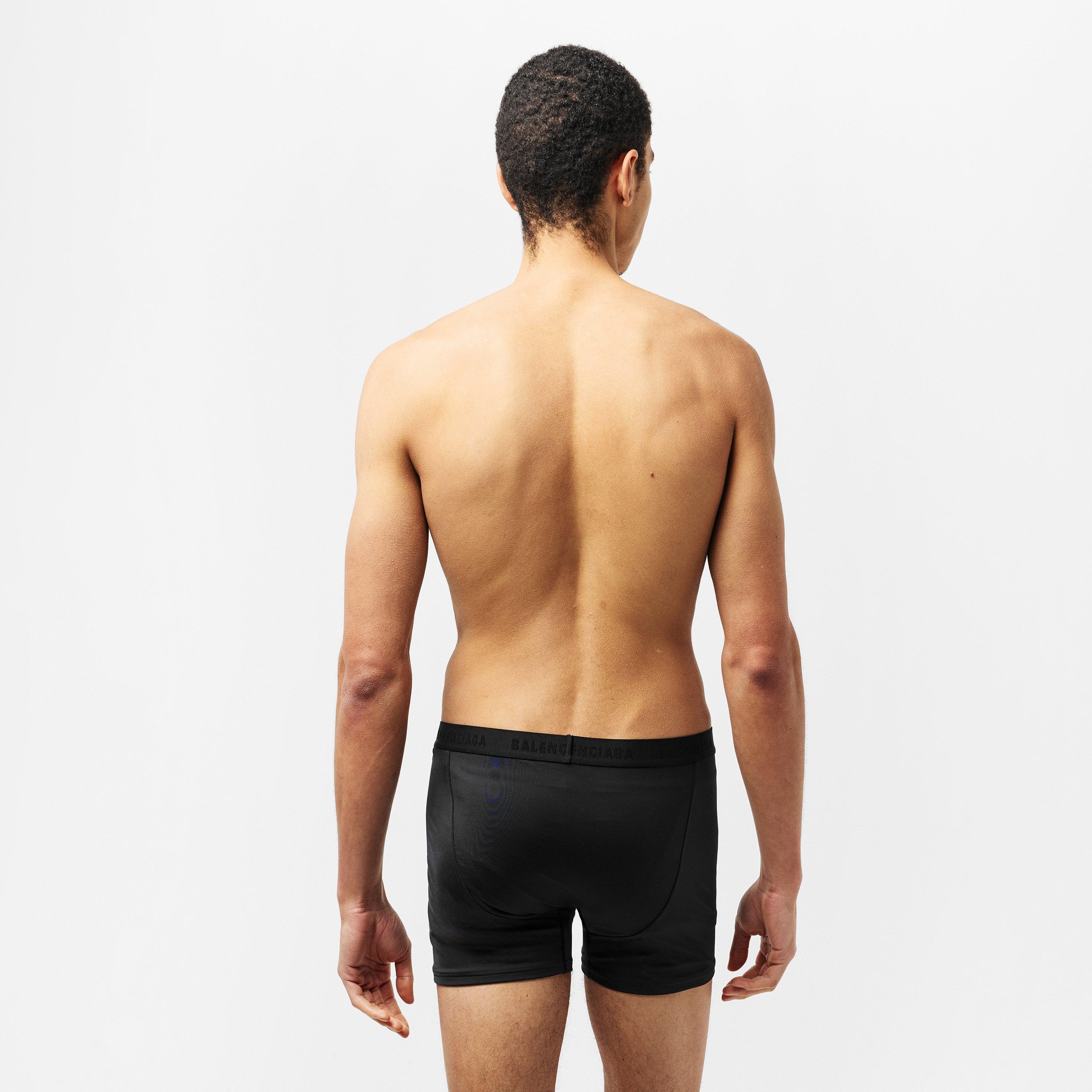 Black - Balenciaga - Men's Swim Shorts - 4