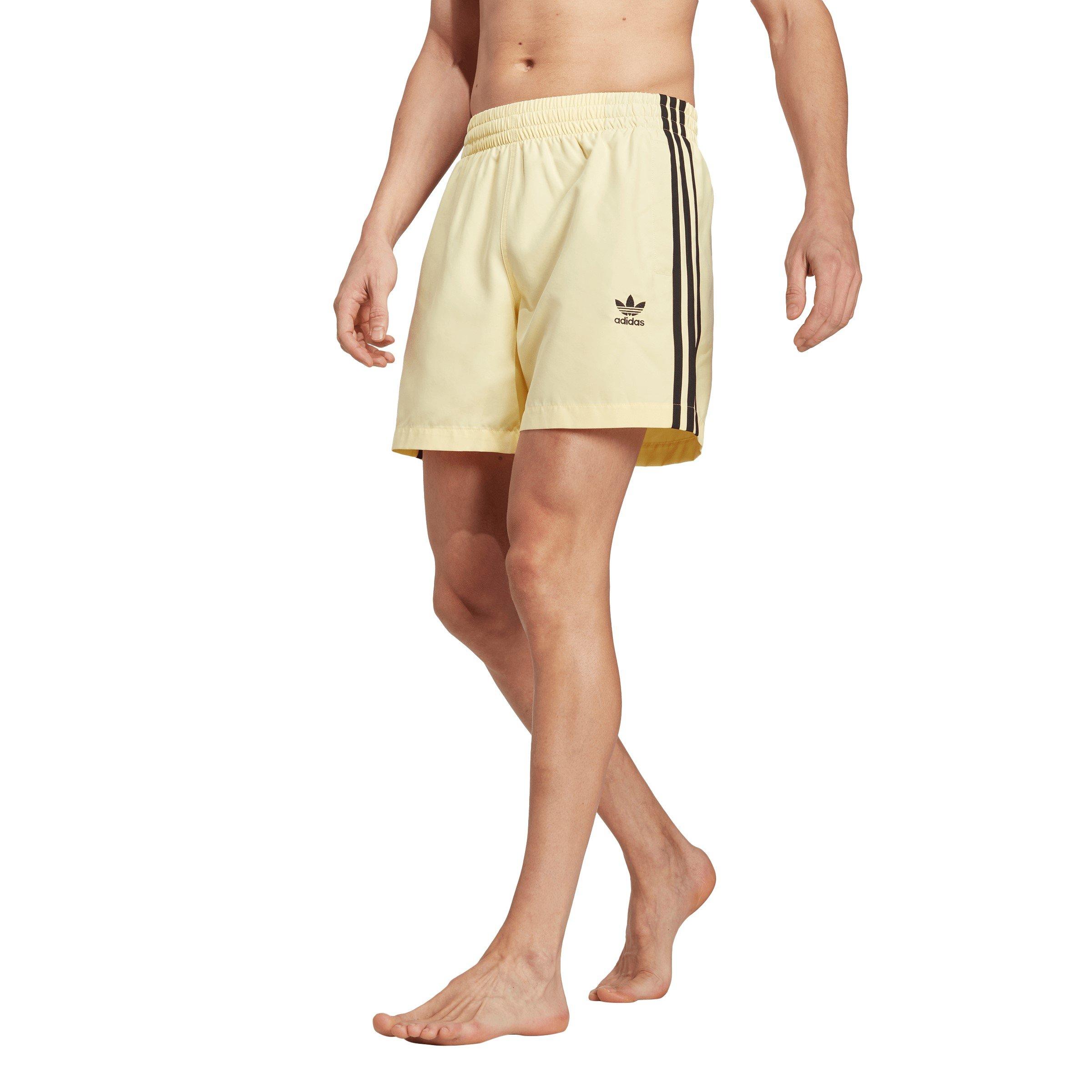 Almyel/Black - adidas Originals - Adicolor 3-Stripes Swim Shorts - 2