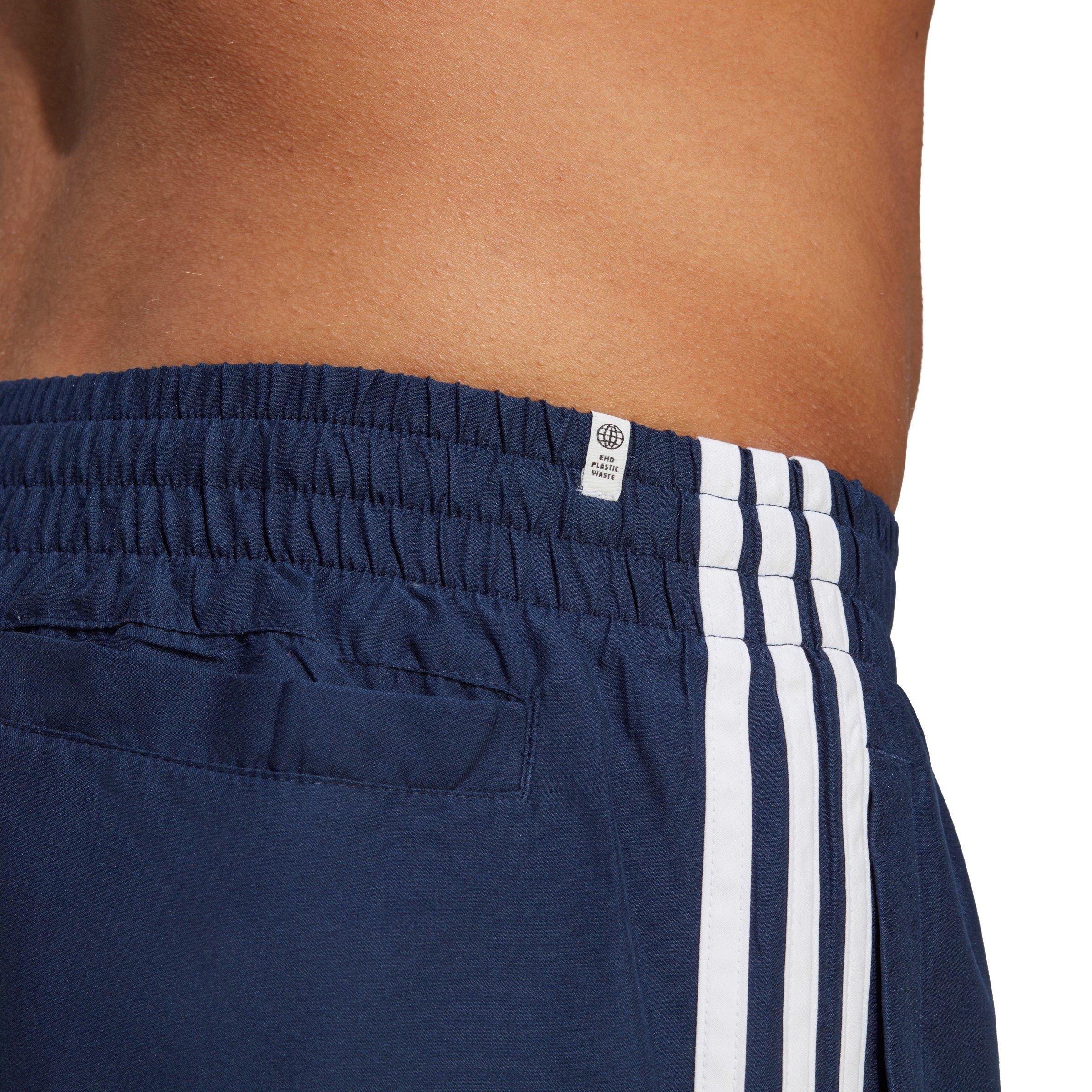Nindig/White - adidas Originals - Adicolor 3-Stripes Swim Shorts - 7