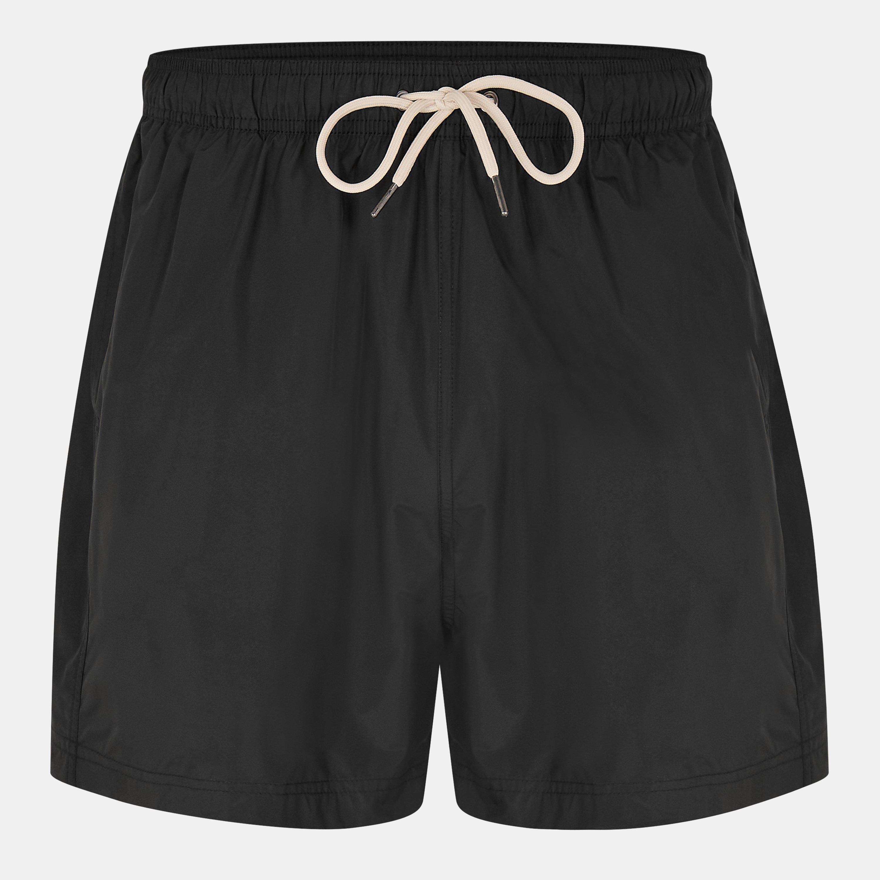 Aquascutum Men's Quick Dry Pocket Swim Shorts - Black - Small