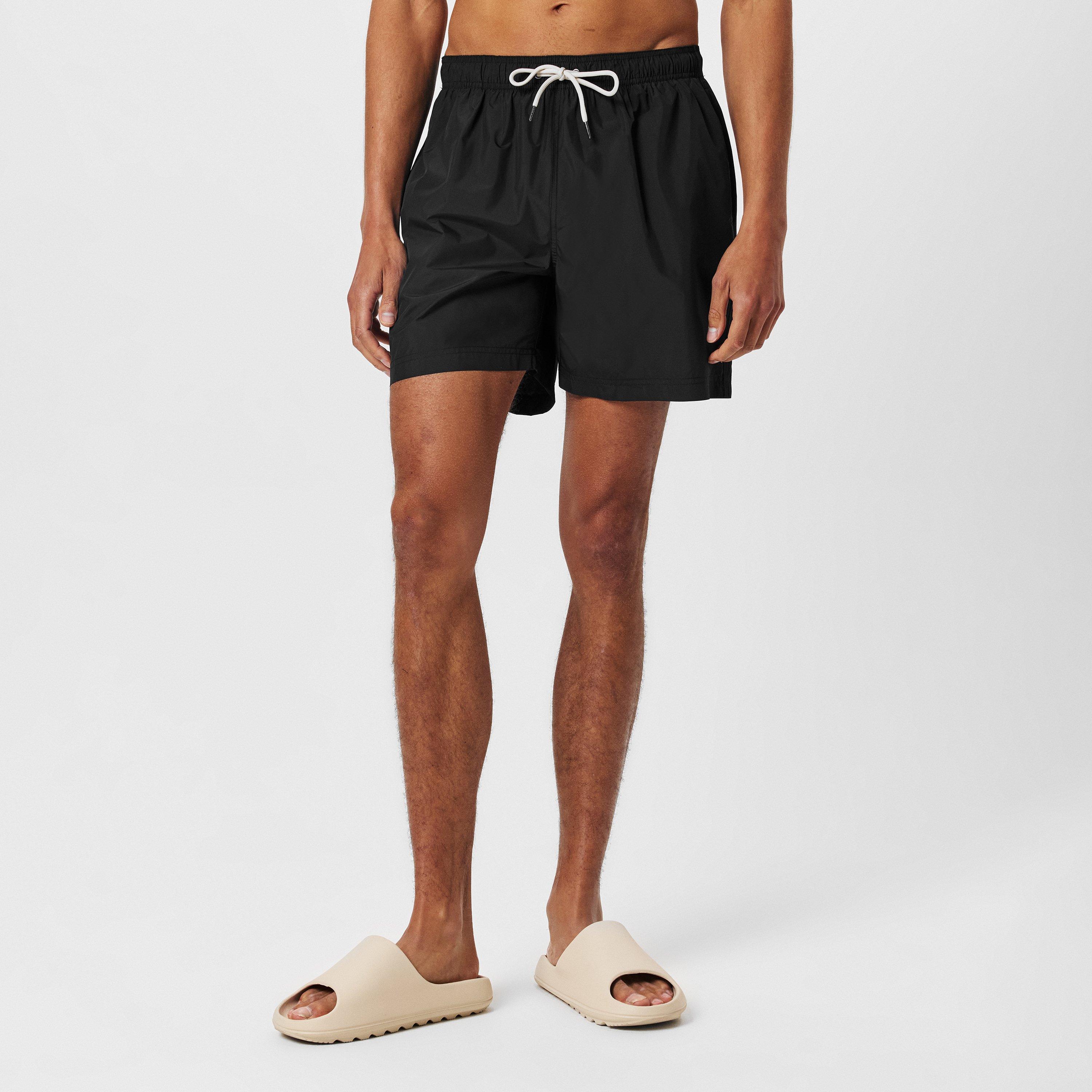Black - Aquascutum - Men's AquAct Pocket Swim Shorts - 3