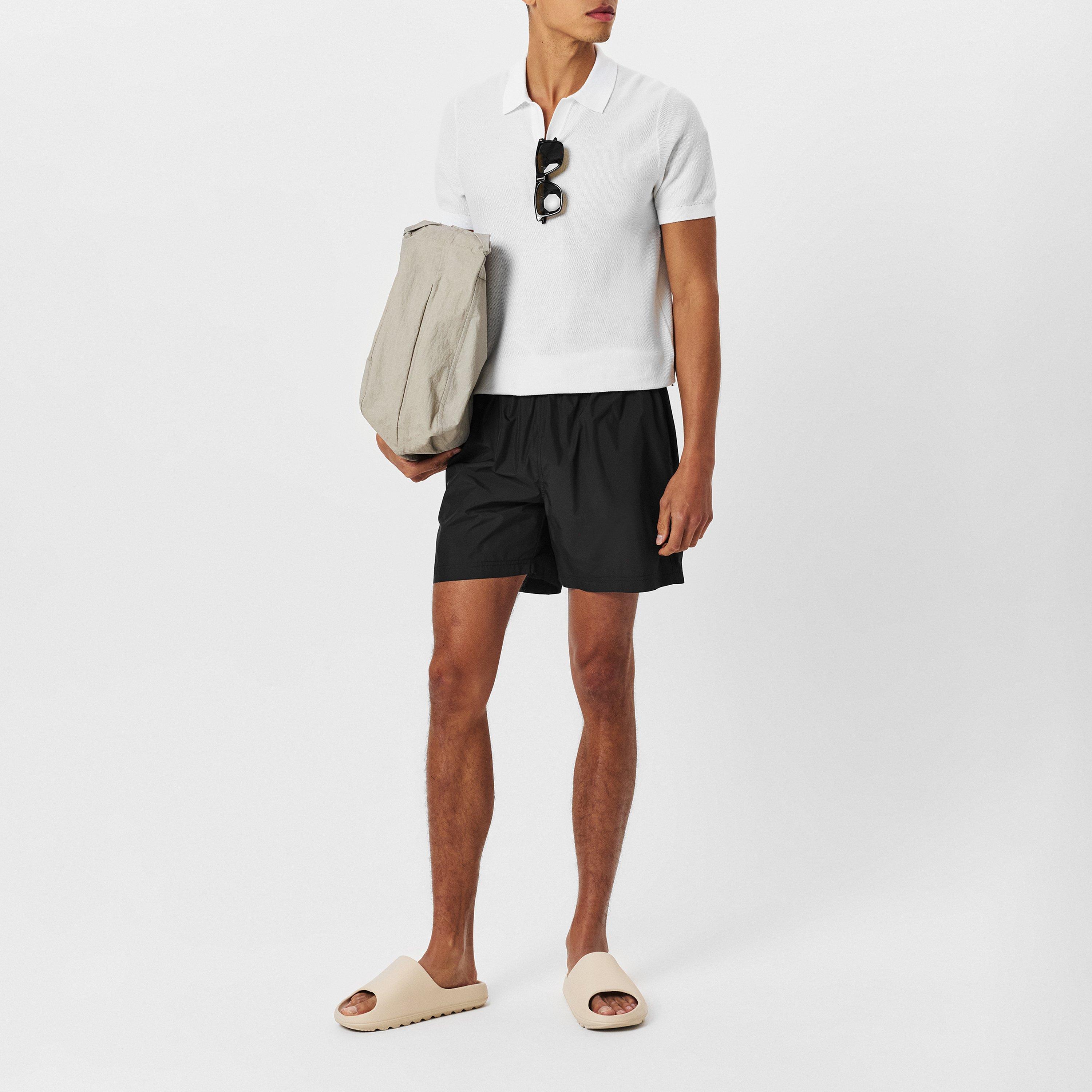 Black - Aquascutum - Men's AquAct Pocket Swim Shorts - 6