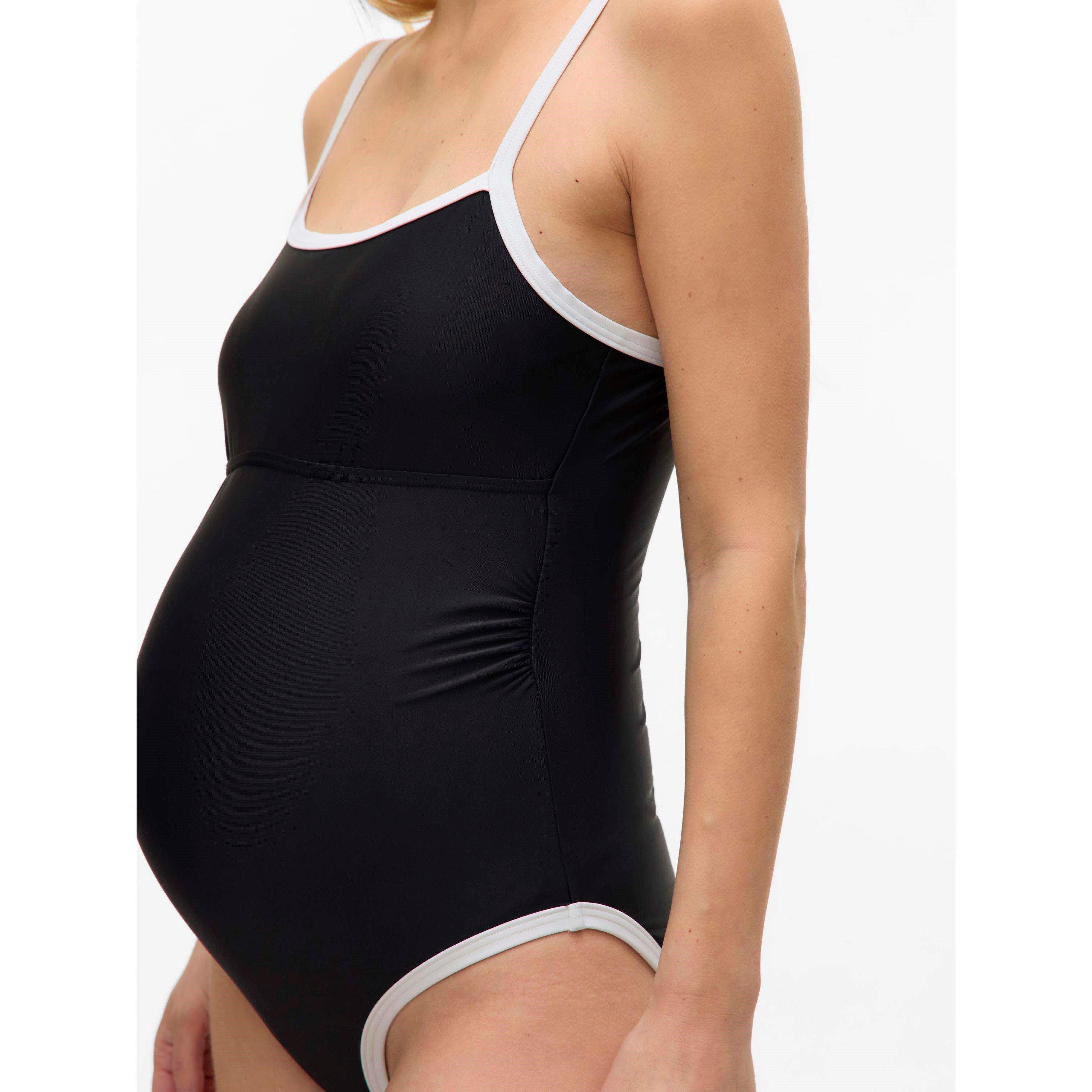 Schwarz - Mamalicious - Mama One Piece Swimsuit - 4