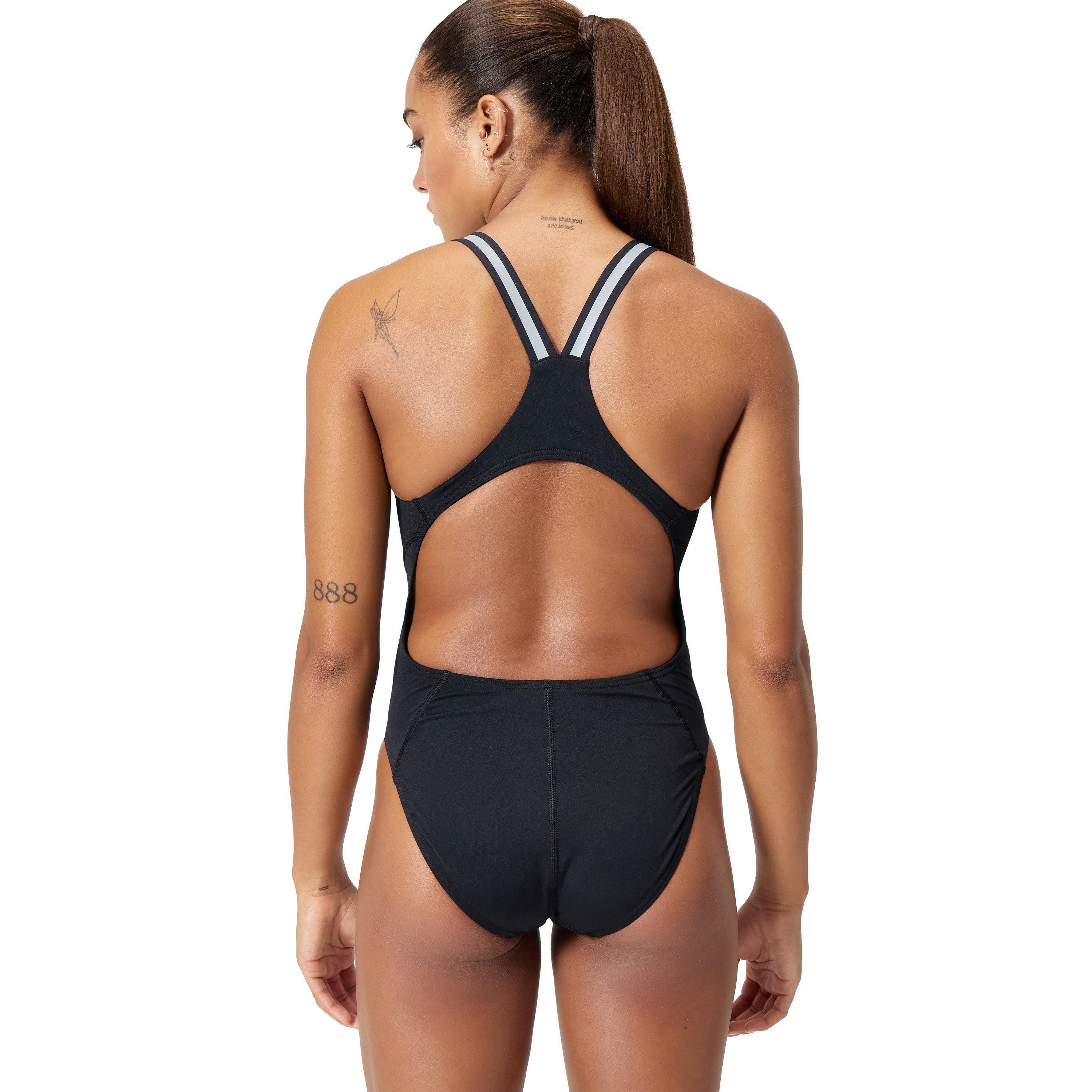 Sort/Sølv - Speedo - Vanq One Piece Swimsuit - 5