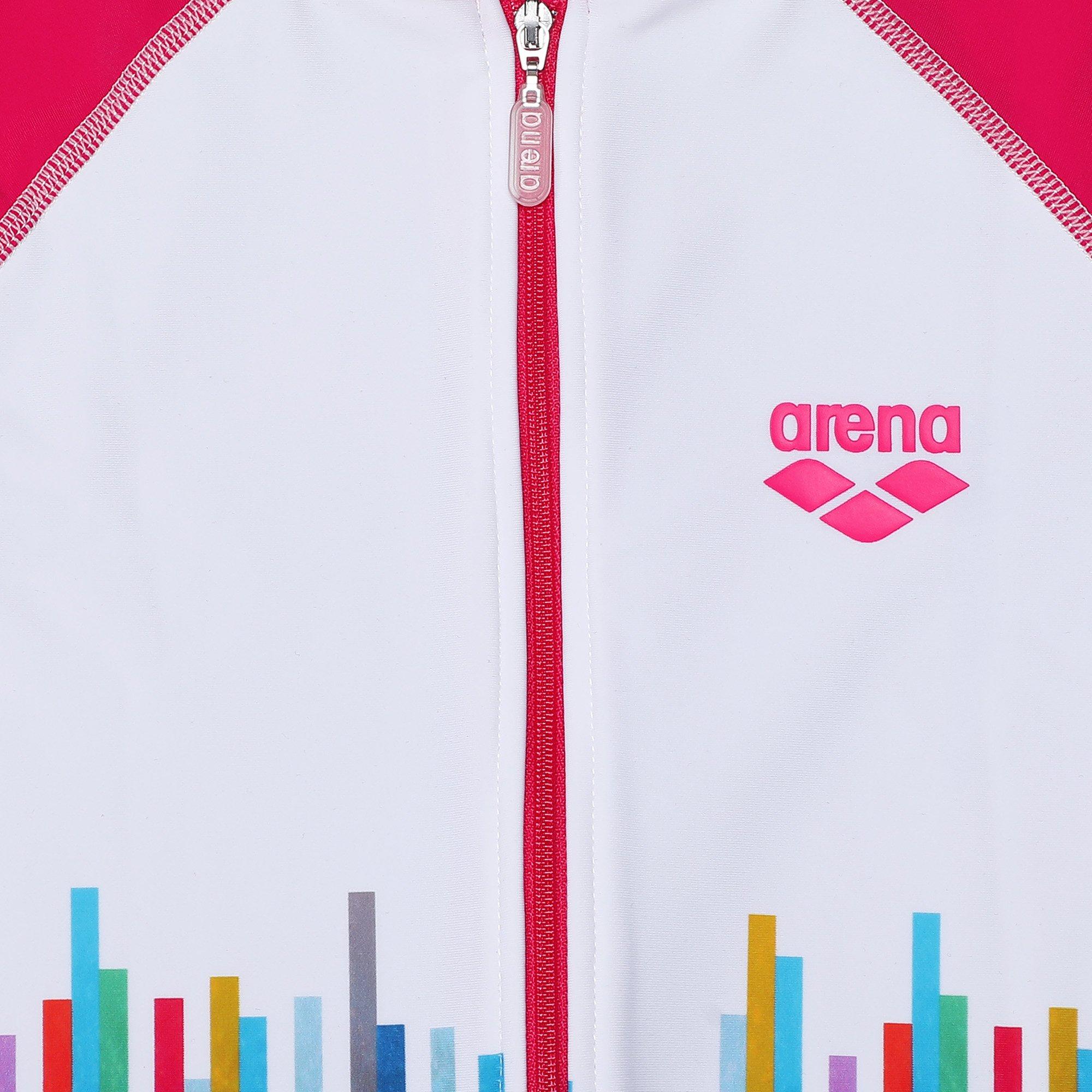 Black/Pink - Arena - UV LS Hlf Suit Jn61 - 2