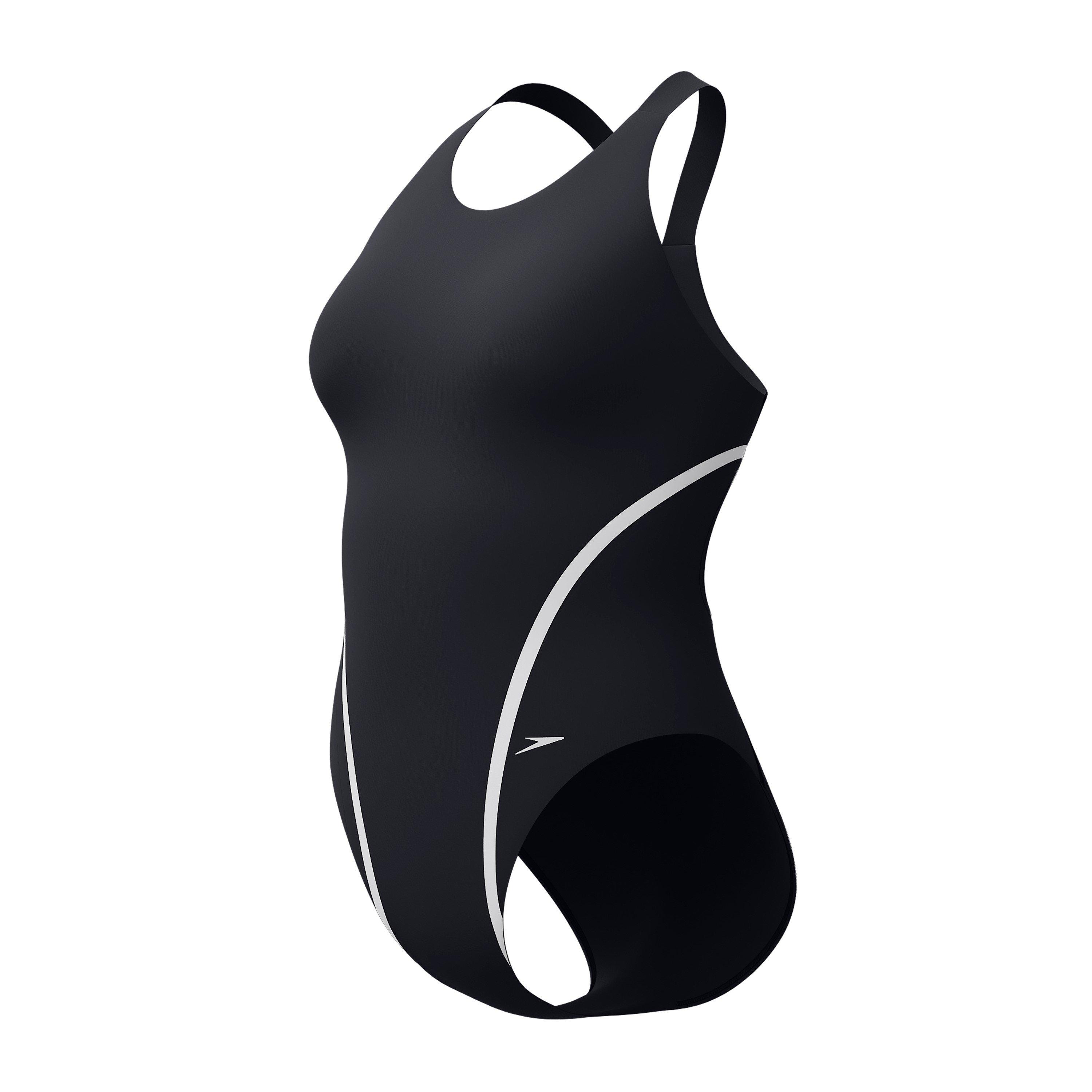 Sort/Sølv - Speedo - Vanq One Piece Swimsuit - 8