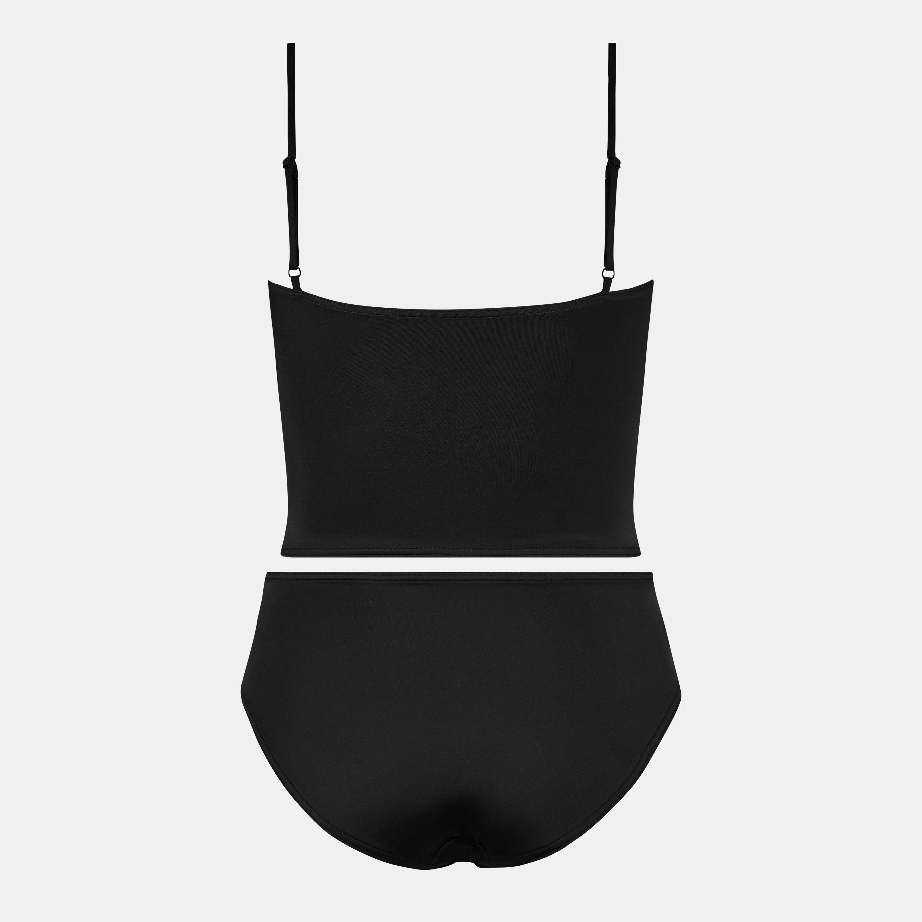 Black - Balenciaga - Women's Two Piece Swimsuit - 2