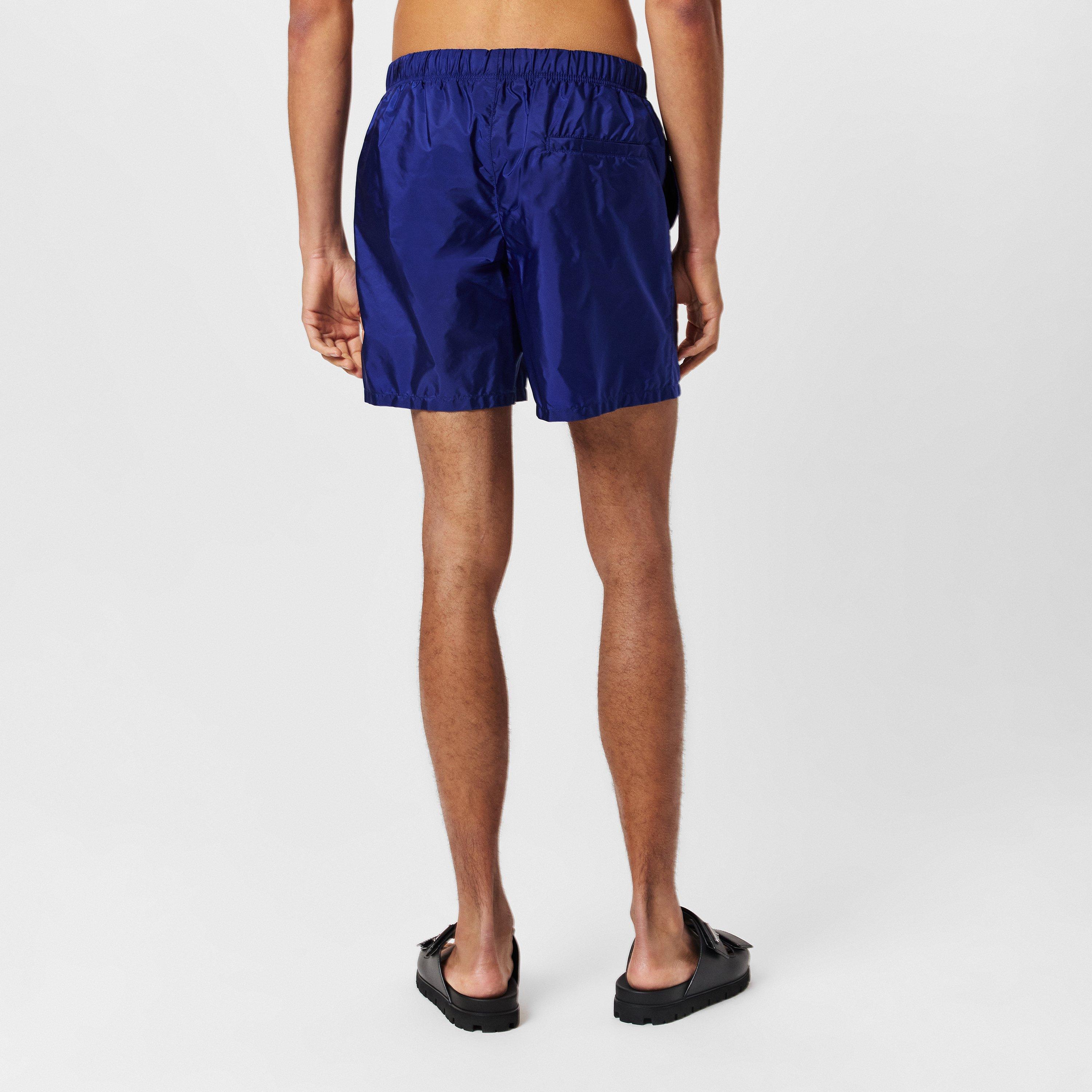 Blue - Prada - Men'S Logo Swim Shorts - 4