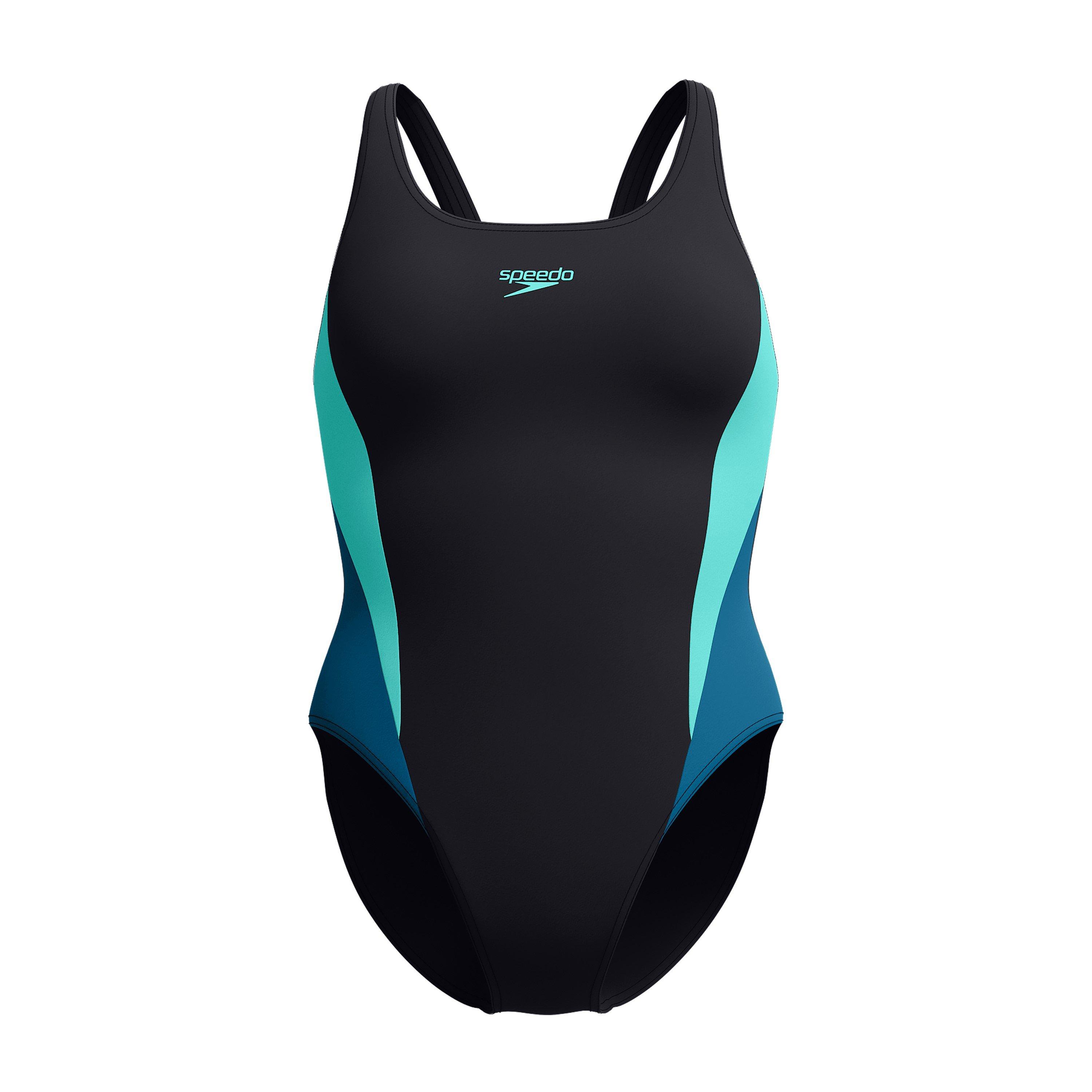 Speedo Women's Color Block One Piece Swimsuit - Artic Glass - 8 (XS)