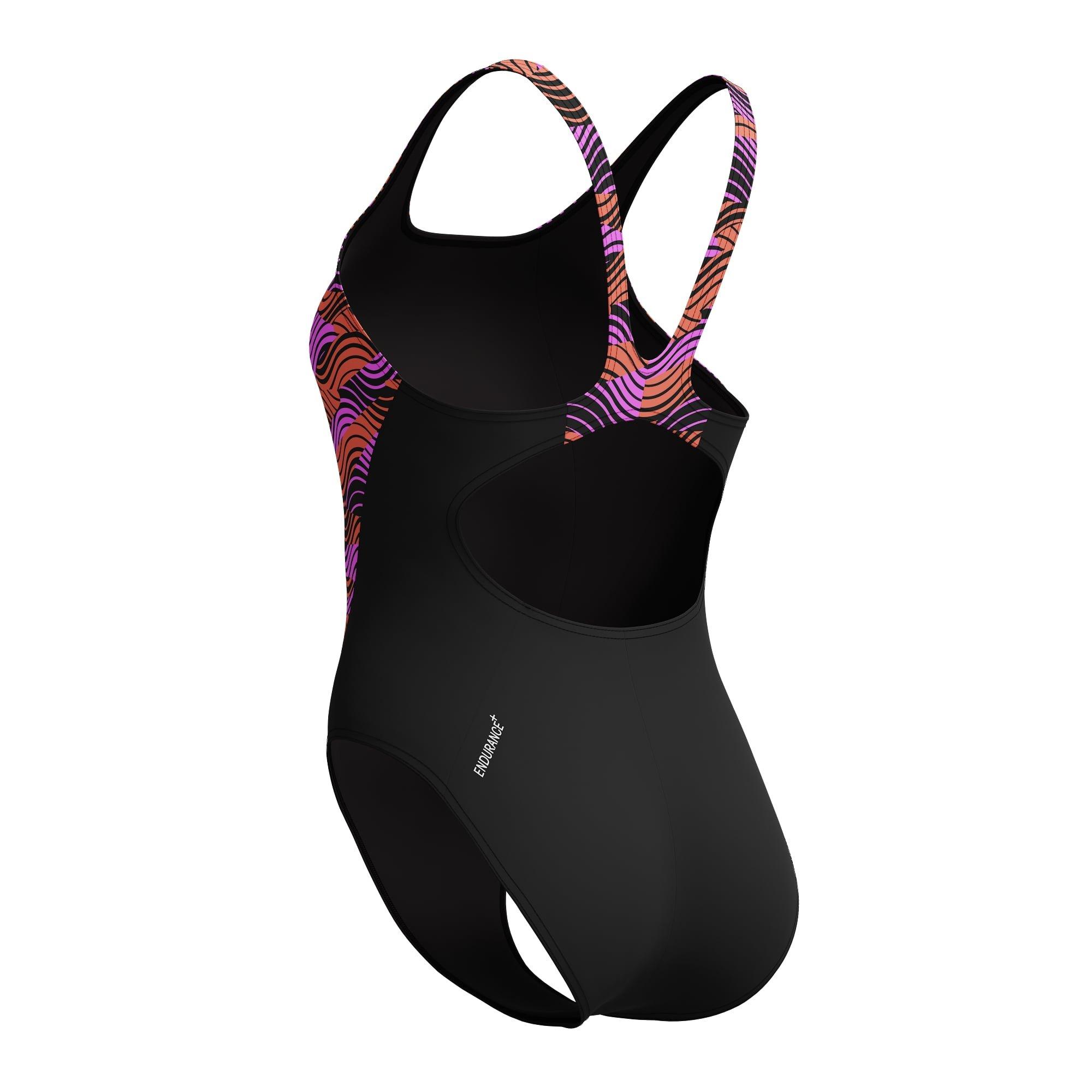 Schwarz/Rosa - Speedo - HB Splice One Piece Swimsuit - 6