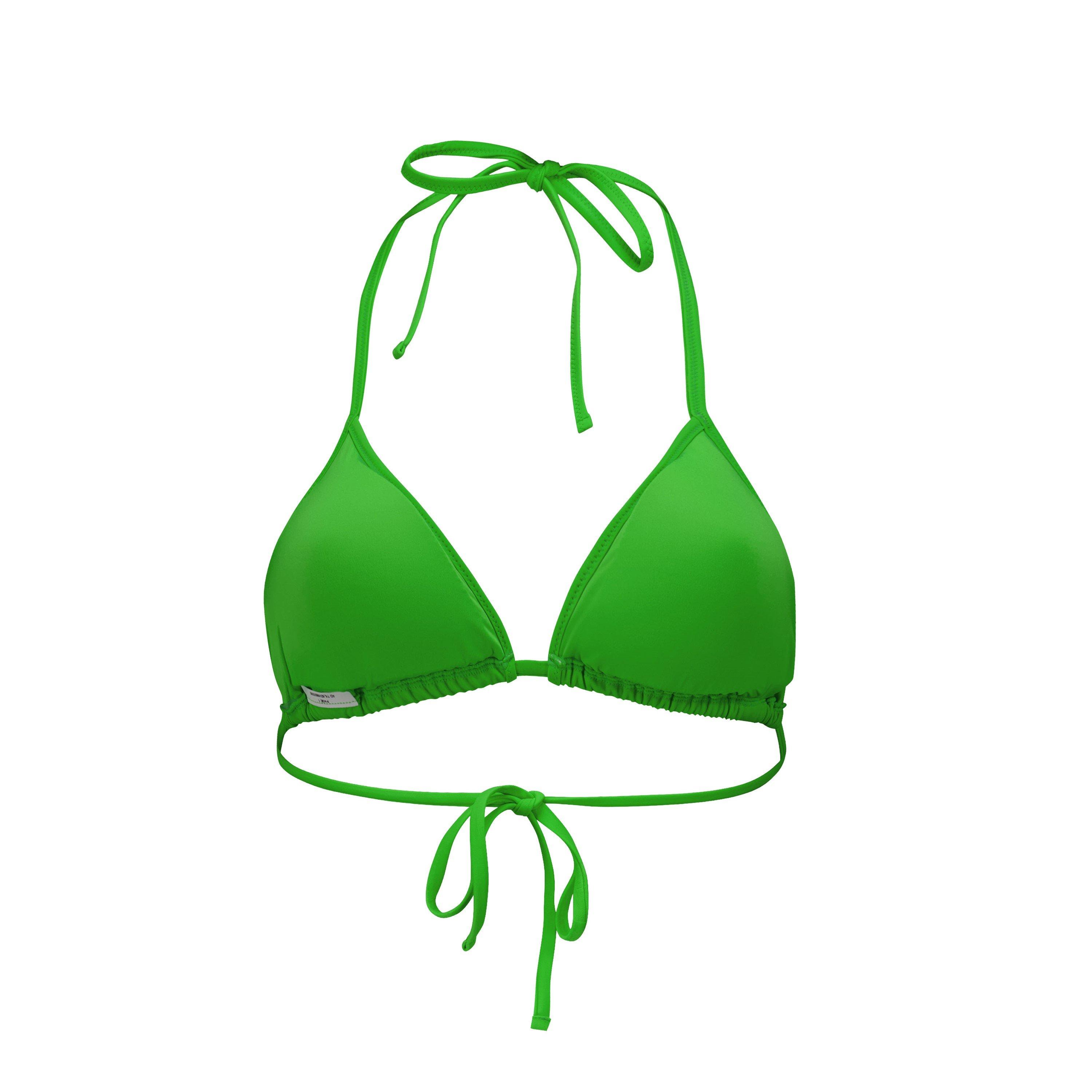 Bright Green - Puma - Women's Tri-Fold Triangle Bikini - 2