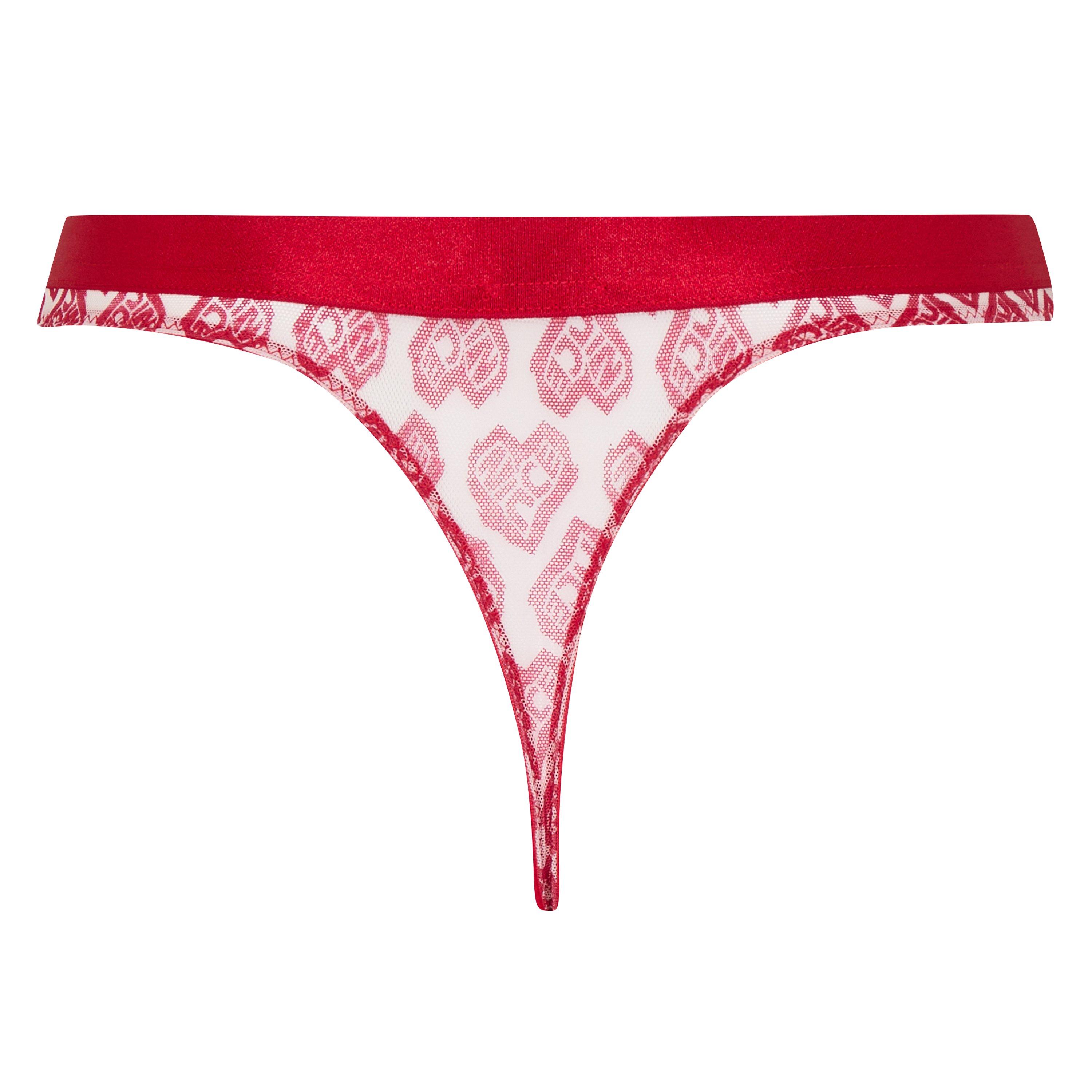 S Pink/Rot - Nicce - Heart Thong Womens - 2