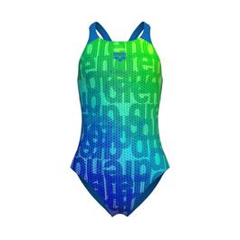 Arena Multi Colours V Back Swimsuit