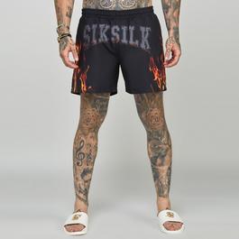 SikSilk SS Swim Shorts Mens