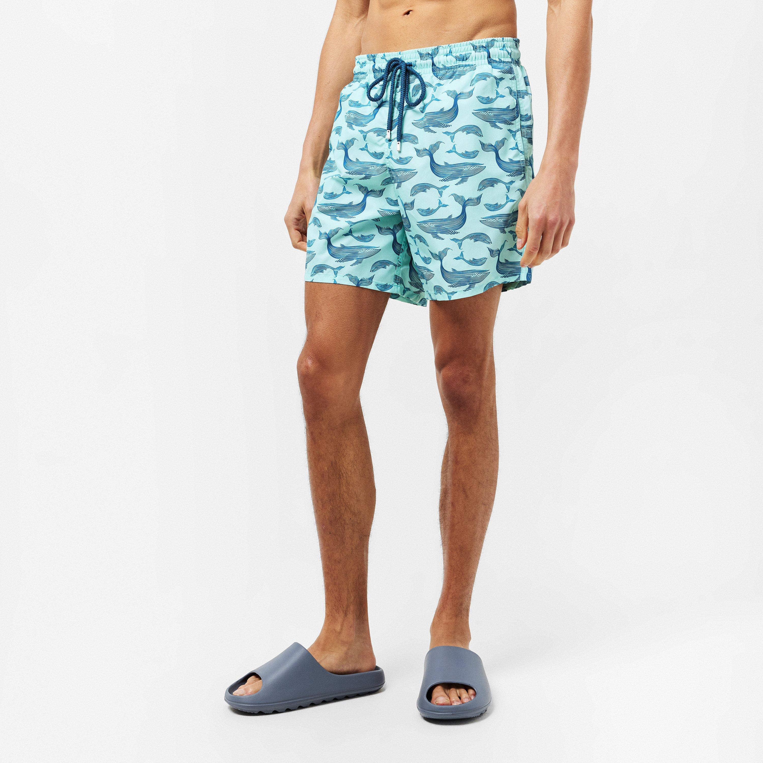 Celadon 344 - Vilebrequin - Men's VQuin Moorea Swim Shorts - 3