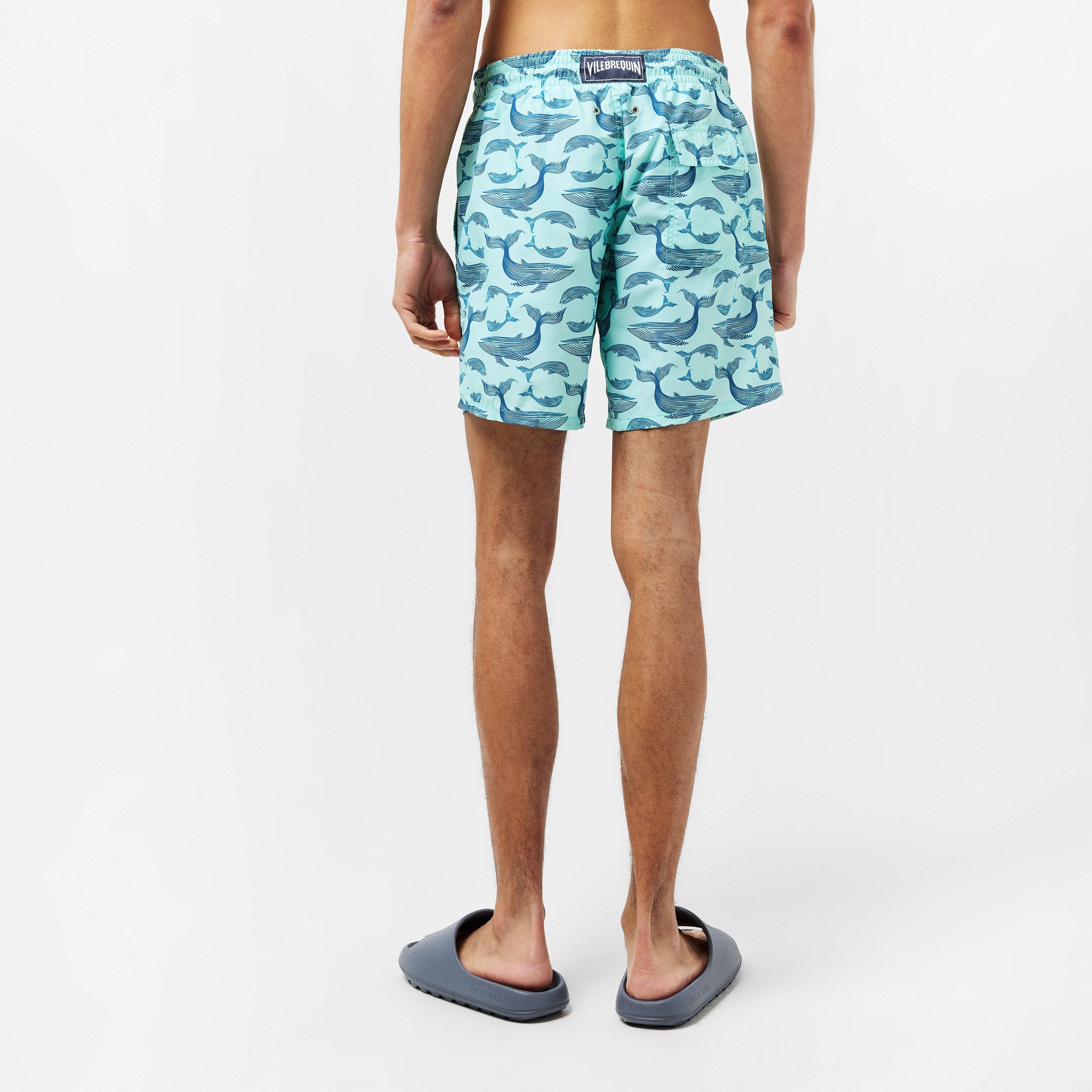Celadon 344 - Vilebrequin - Men's VQuin Moorea Swim Shorts - 4