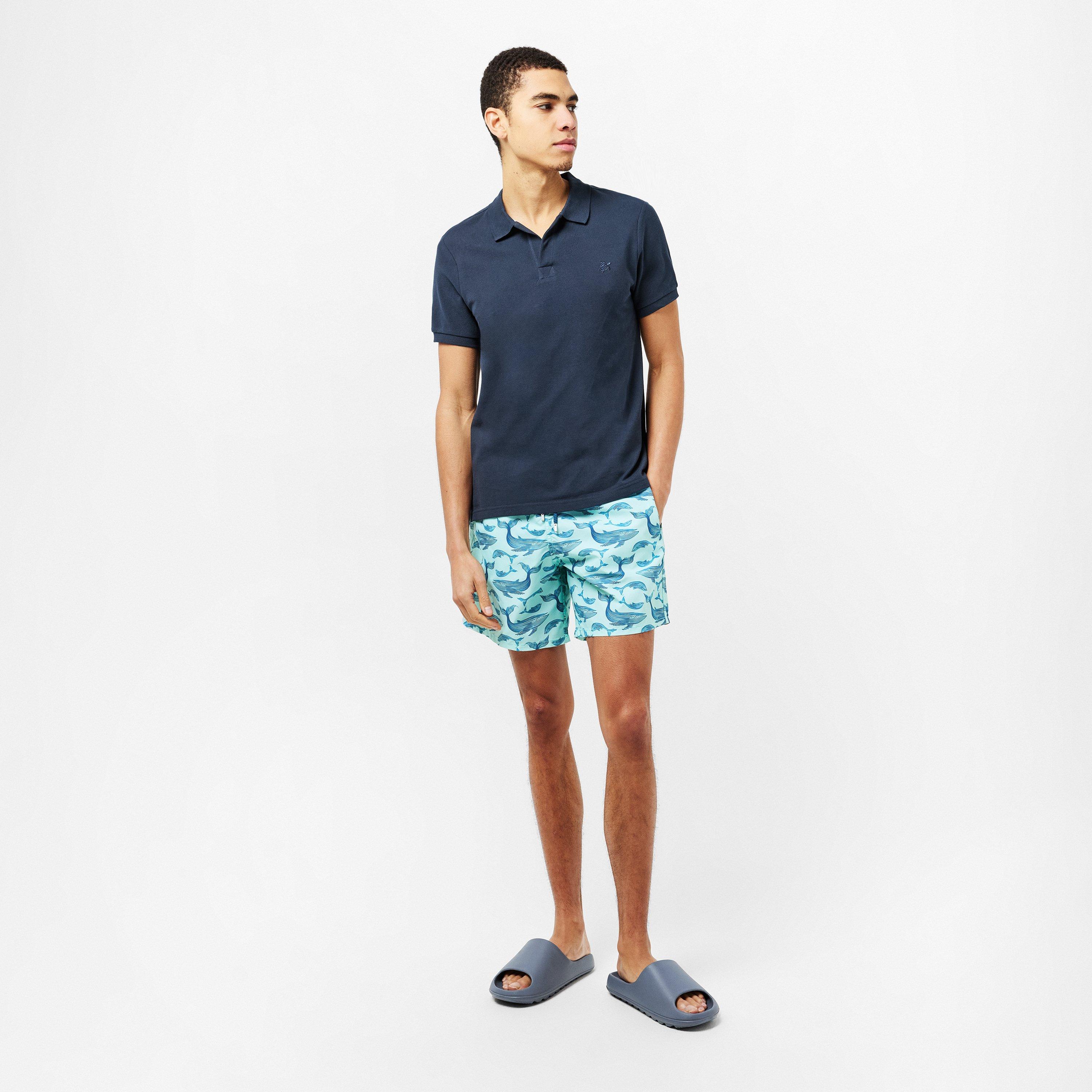 Celadon 344 - Vilebrequin - Men's VQuin Moorea Swim Shorts - 6