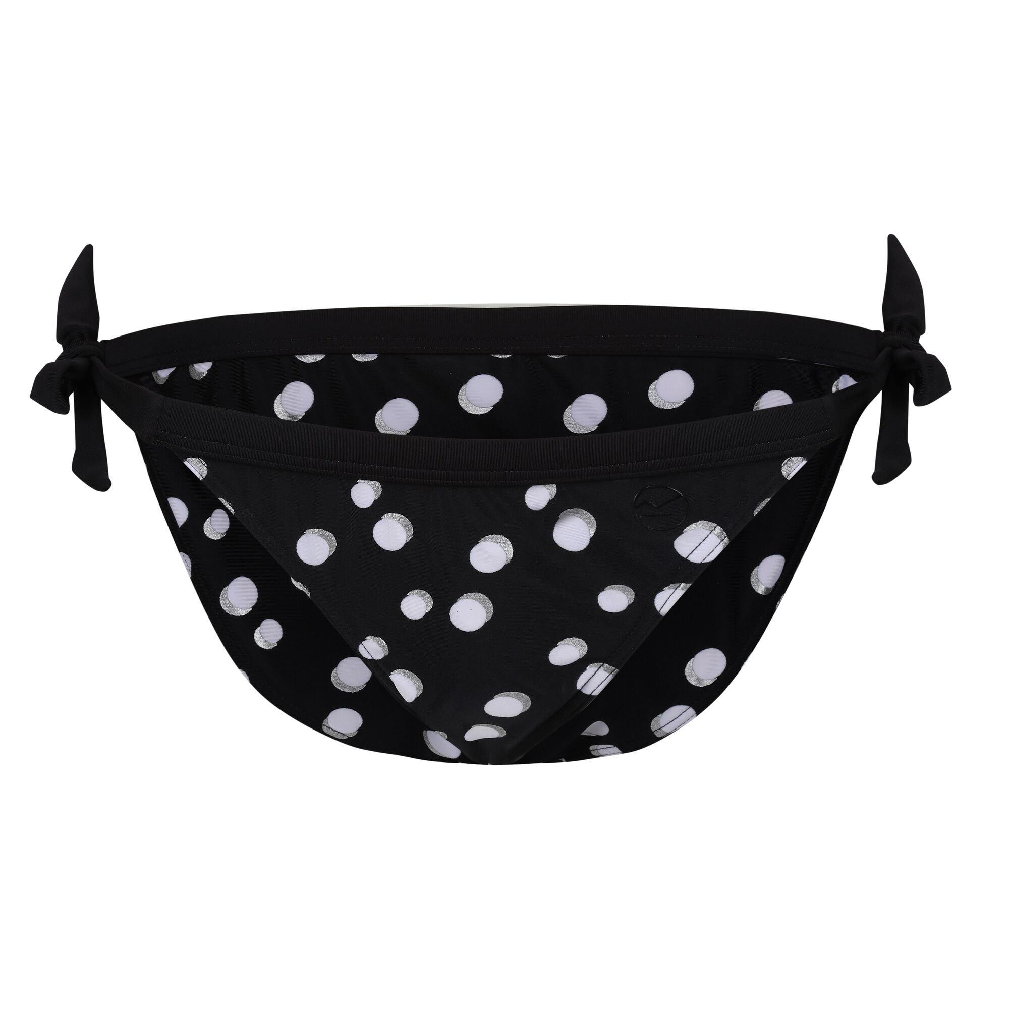 Regatta Women's Flavia String Bikini Bottoms - Blk/Whplkapr - 14 (L)