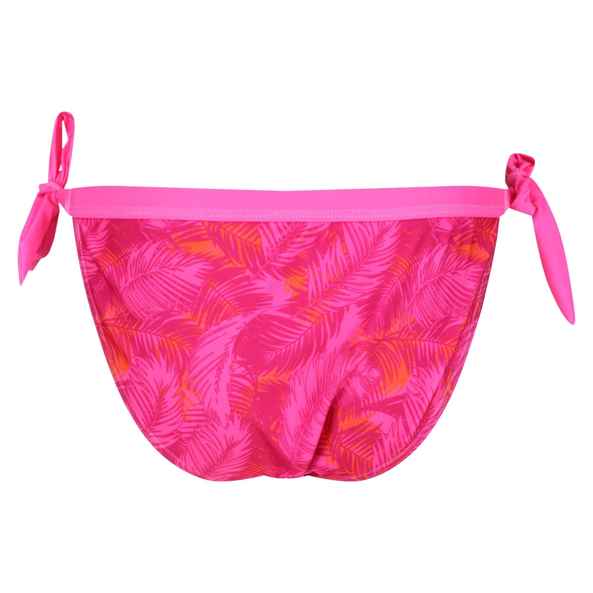 Pink Fus Palm - Regatta - String Bikini Bottoms - 3