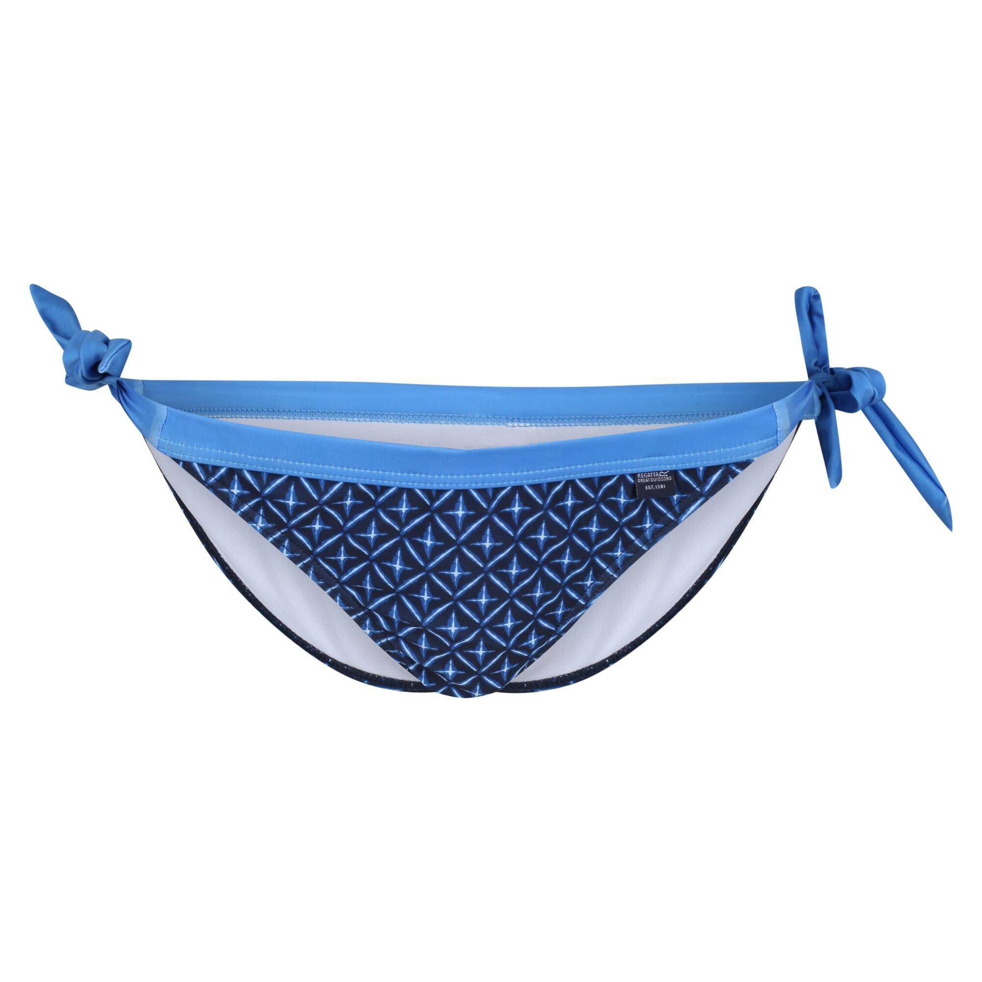 Regatta Flavia String Bikini Bottoms In Navy Tile