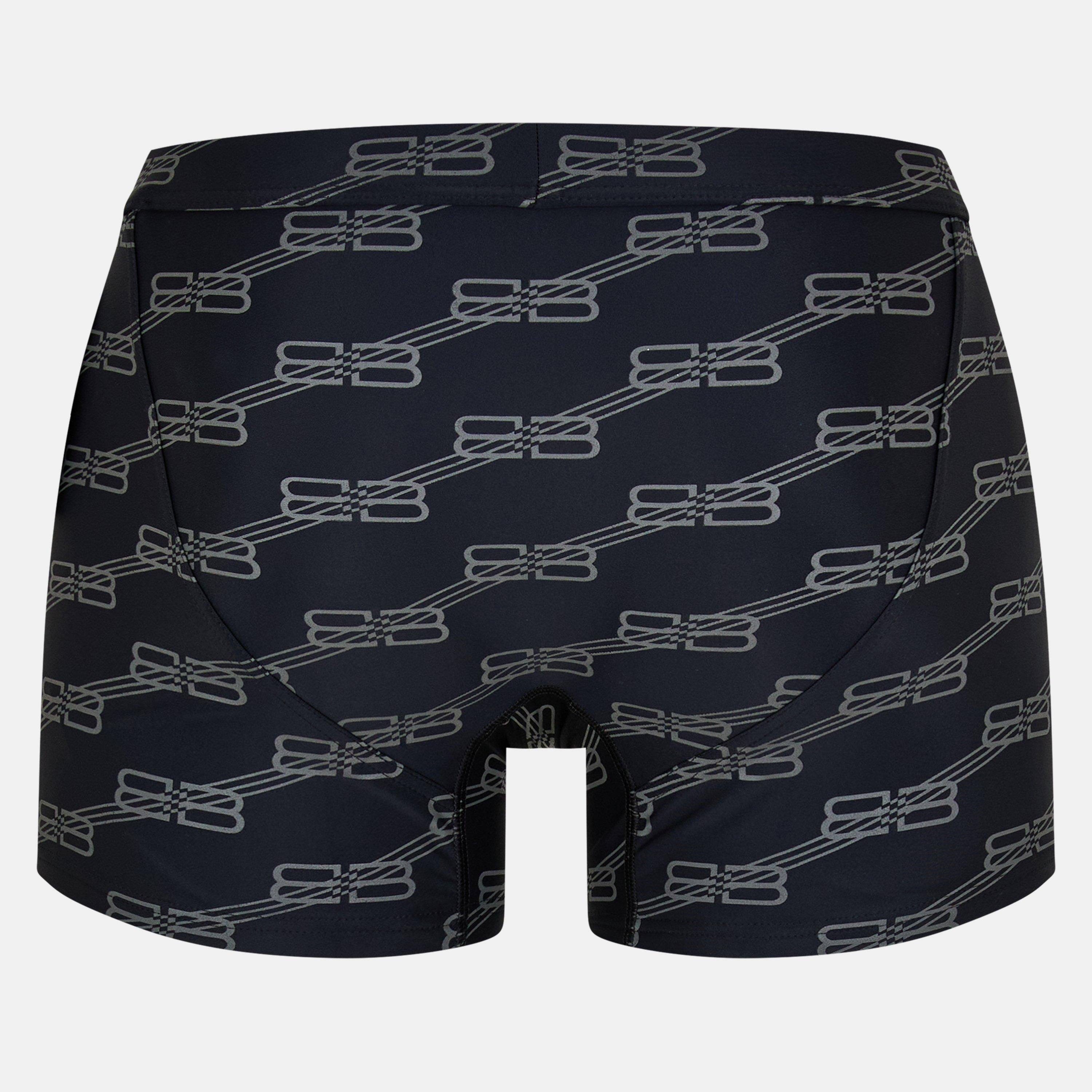 Black/Grey - Balenciaga - Men's Swim Shorts - 2