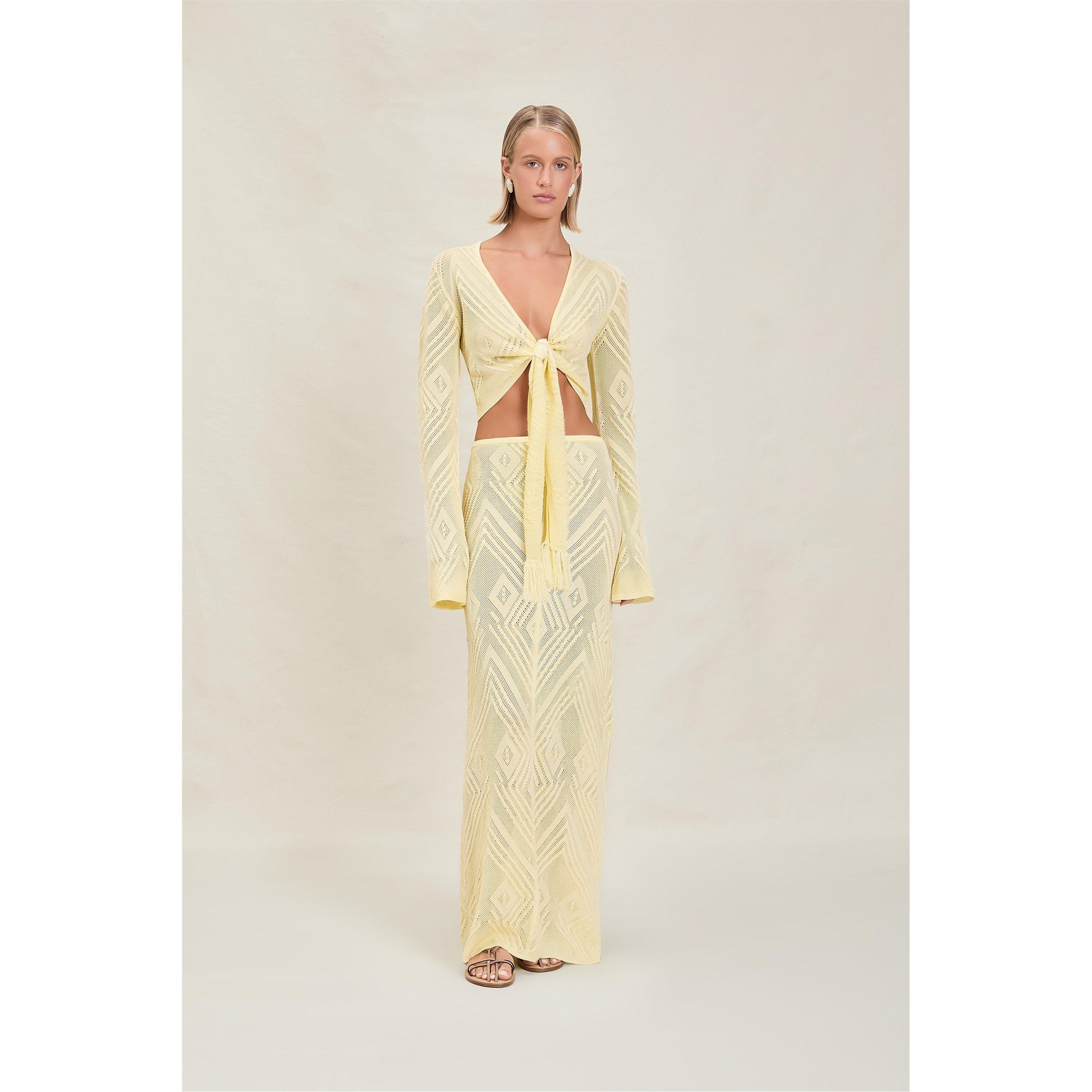 Lemondrop - Devon Windsor - Devon Windsor Vie Crochet Maxi Skirt - 1
